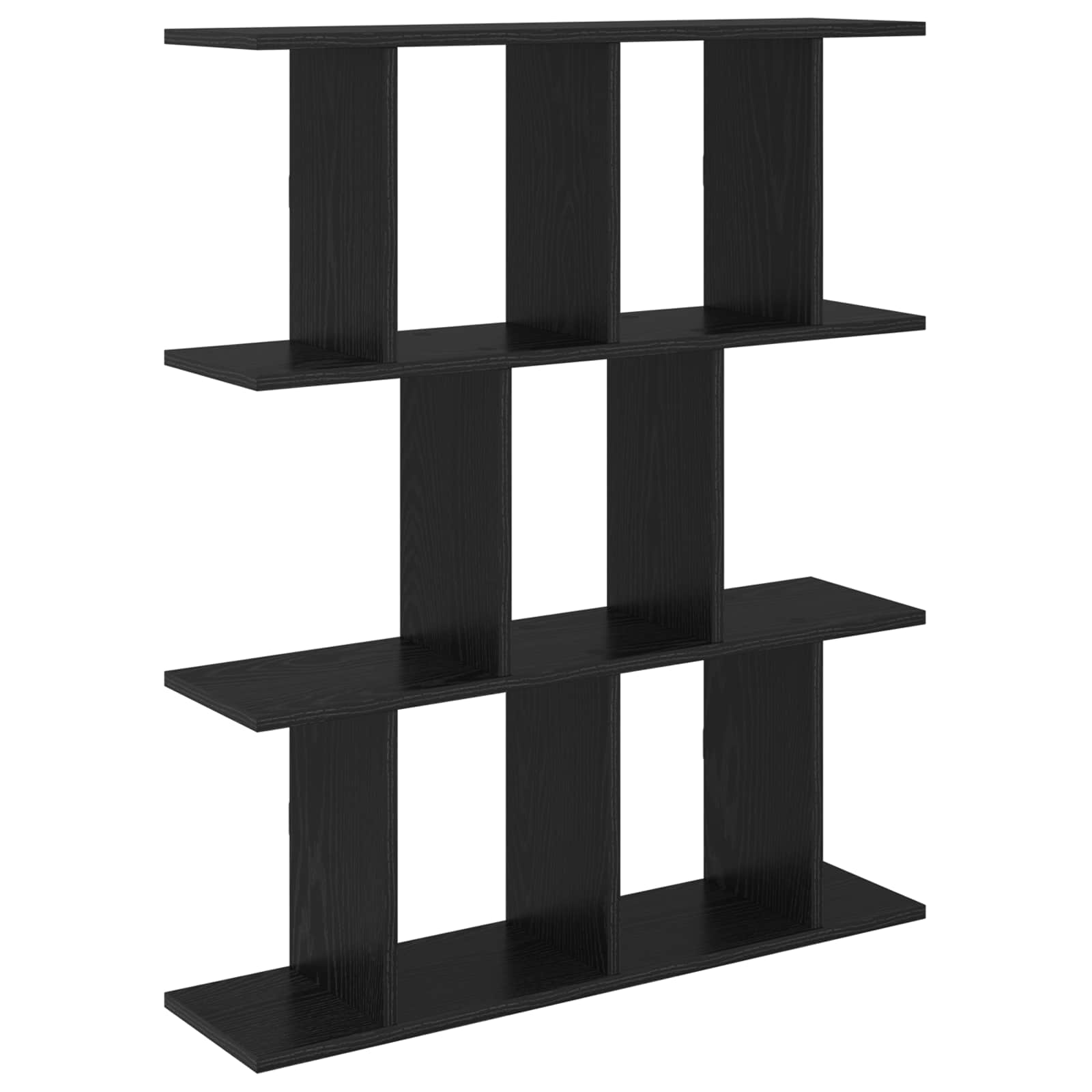 vidaXL Półka ścienna Czarny dąb 80 x 20 x 96 cm Drewno inżynieryjne