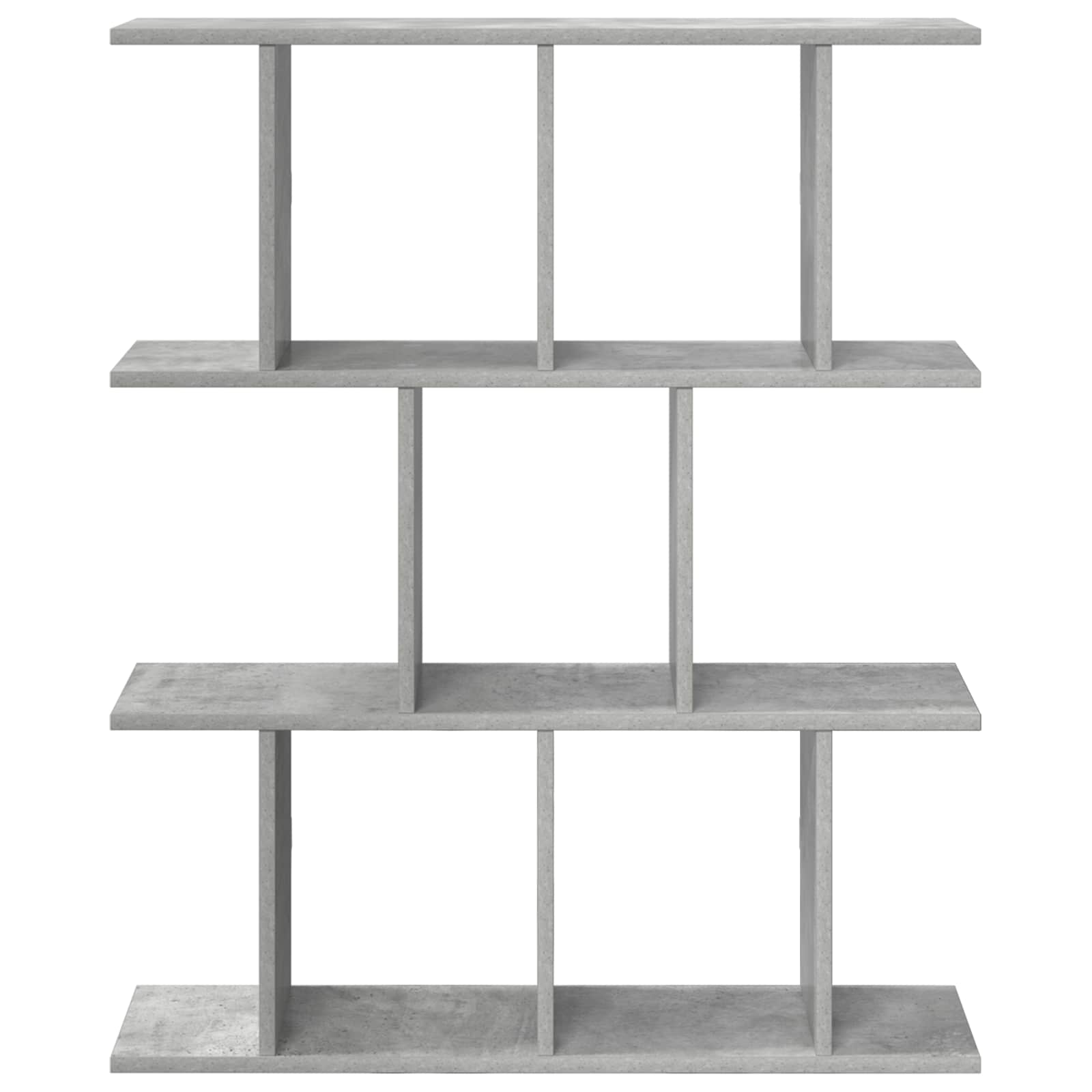 vidaXL Półka ścienna Betonowy szary 80 x 20 x 96 cm