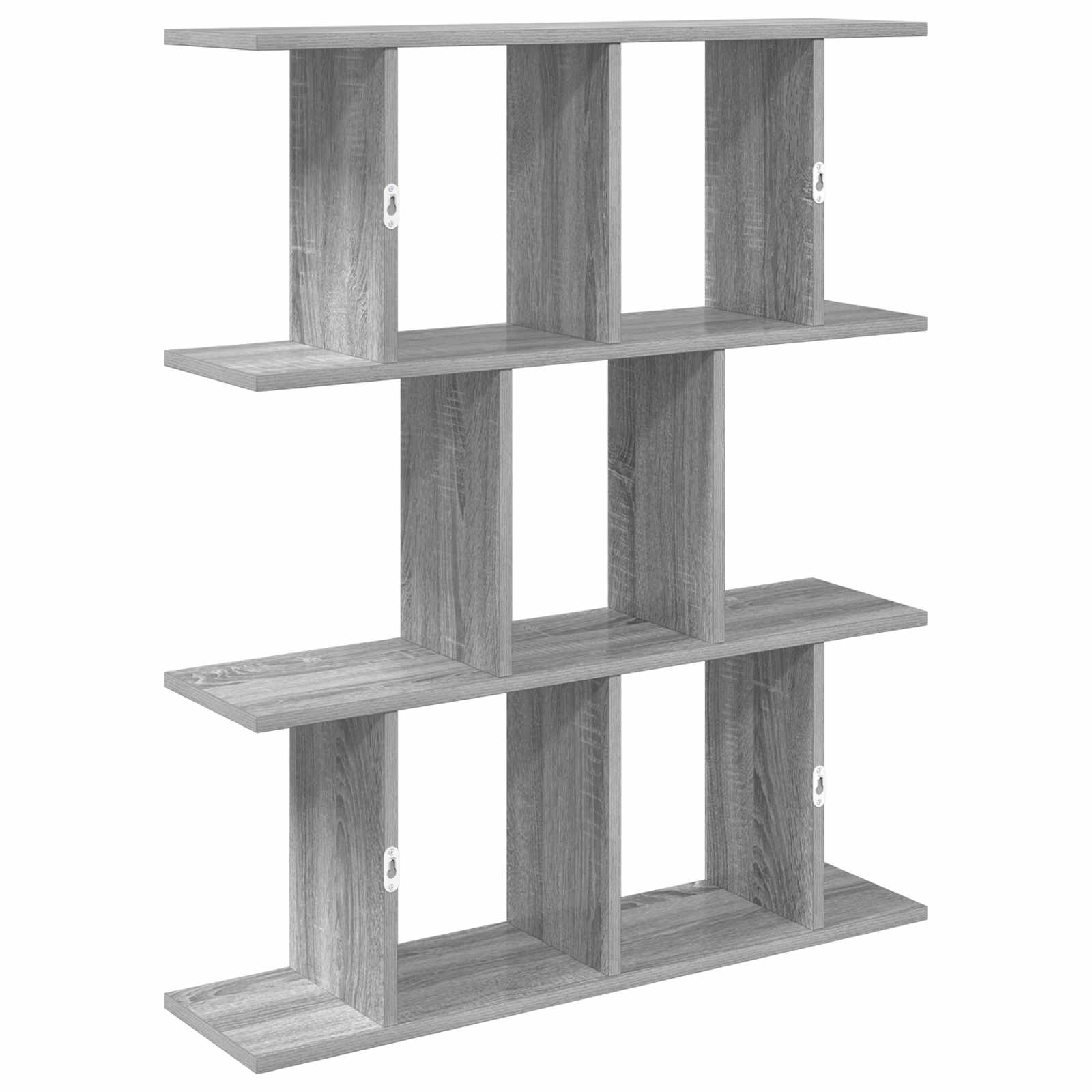 vidaXL Półka ścienna Szary Sonoma 80 x 20 x 96 cm Drewno inżynieryjne