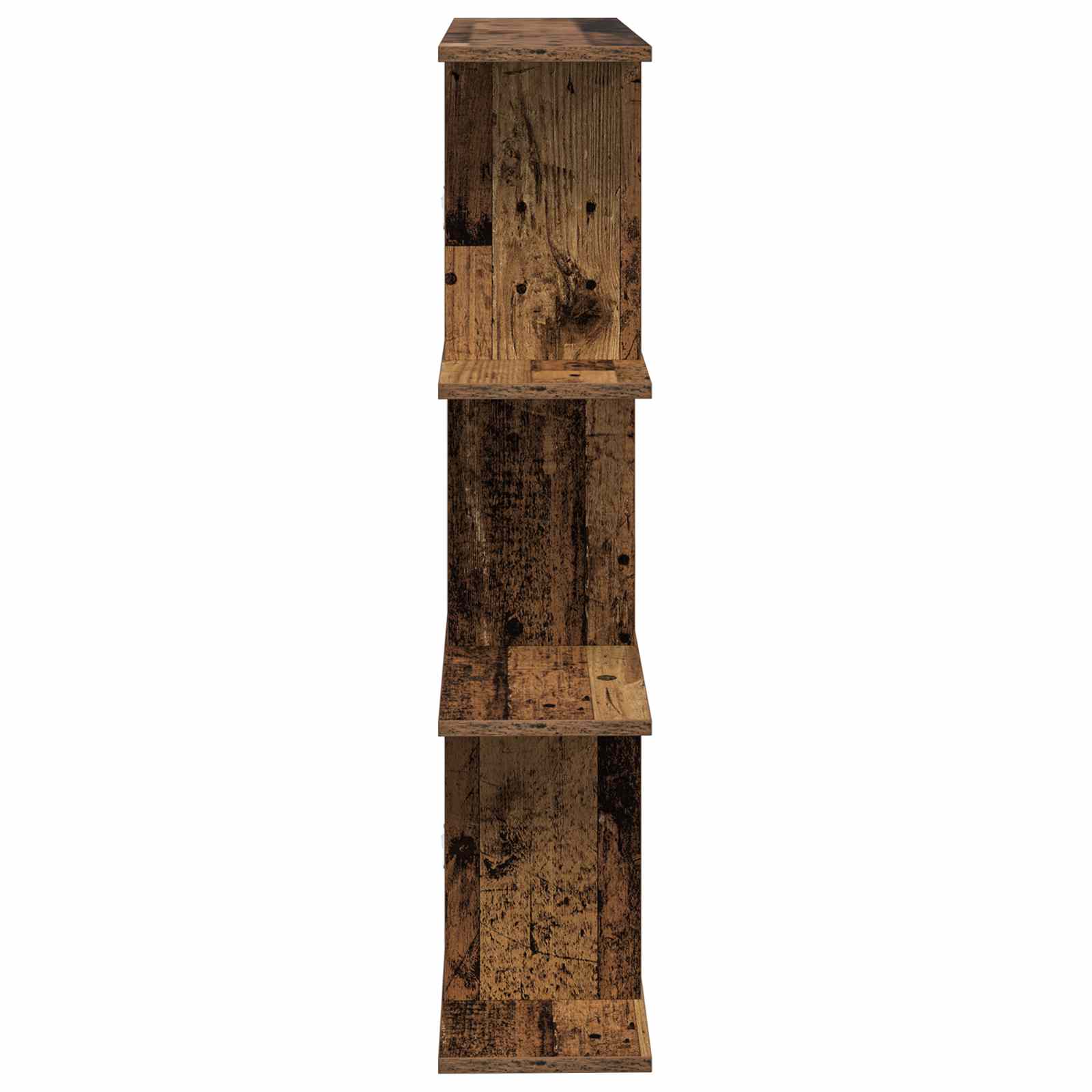 vidaXL Półka ścienna Stare drewno 80 x 20 x 96 cm Drewno inżynieryjne