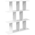 vidaXL Półka ścienna Biały 102 x 20 x 96 cm Drewno inżynieryjne