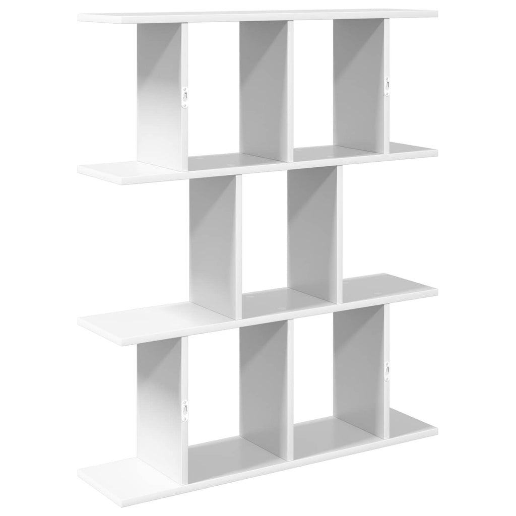 vidaXL Półka ścienna Biały 102 x 20 x 96 cm Drewno inżynieryjne