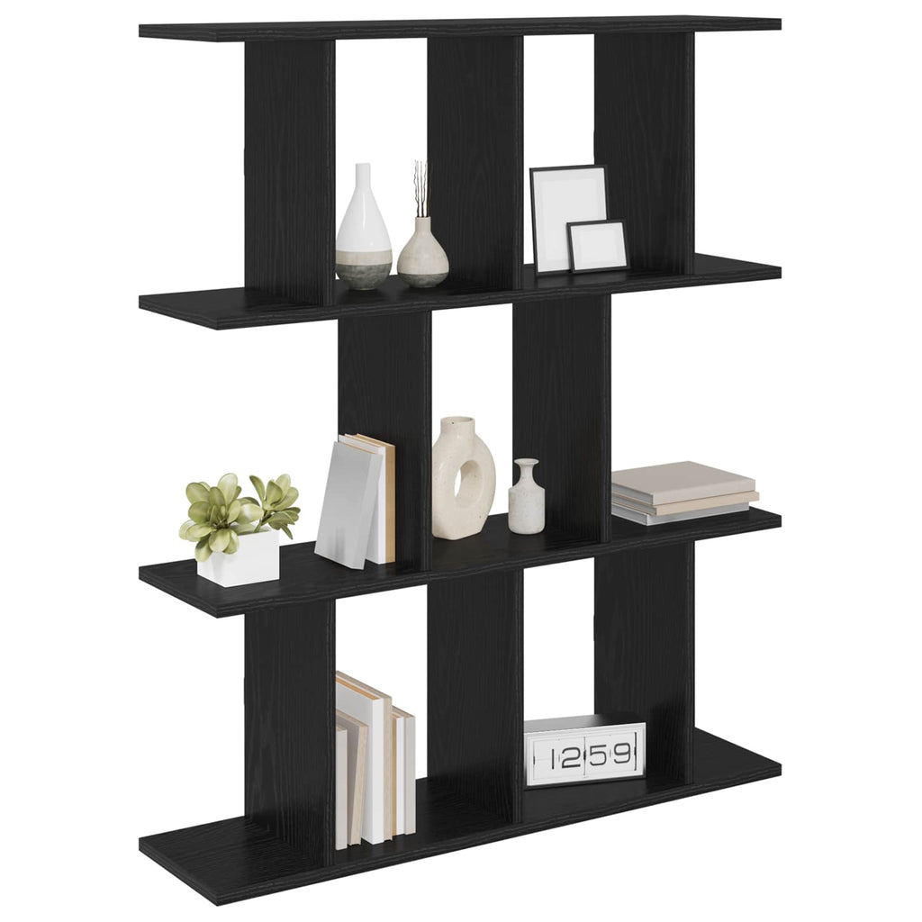 vidaXL Półka ścienna Czarny dąb 102 x 20 x 96 cm Drewno inżynieryjne