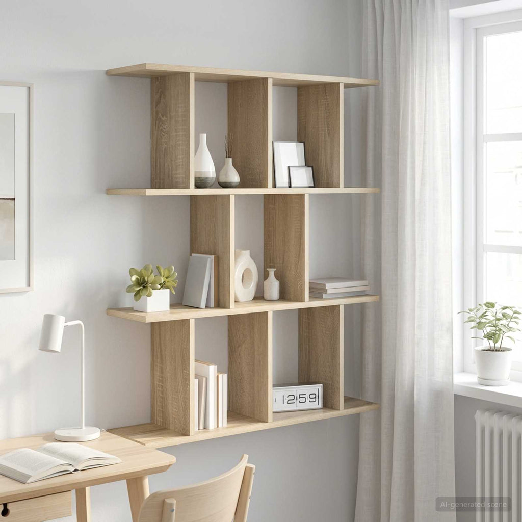 vidaXL Półka ścienna dąb Sonoma 102 x 20 x 96 cm Drewno inżynieryjne