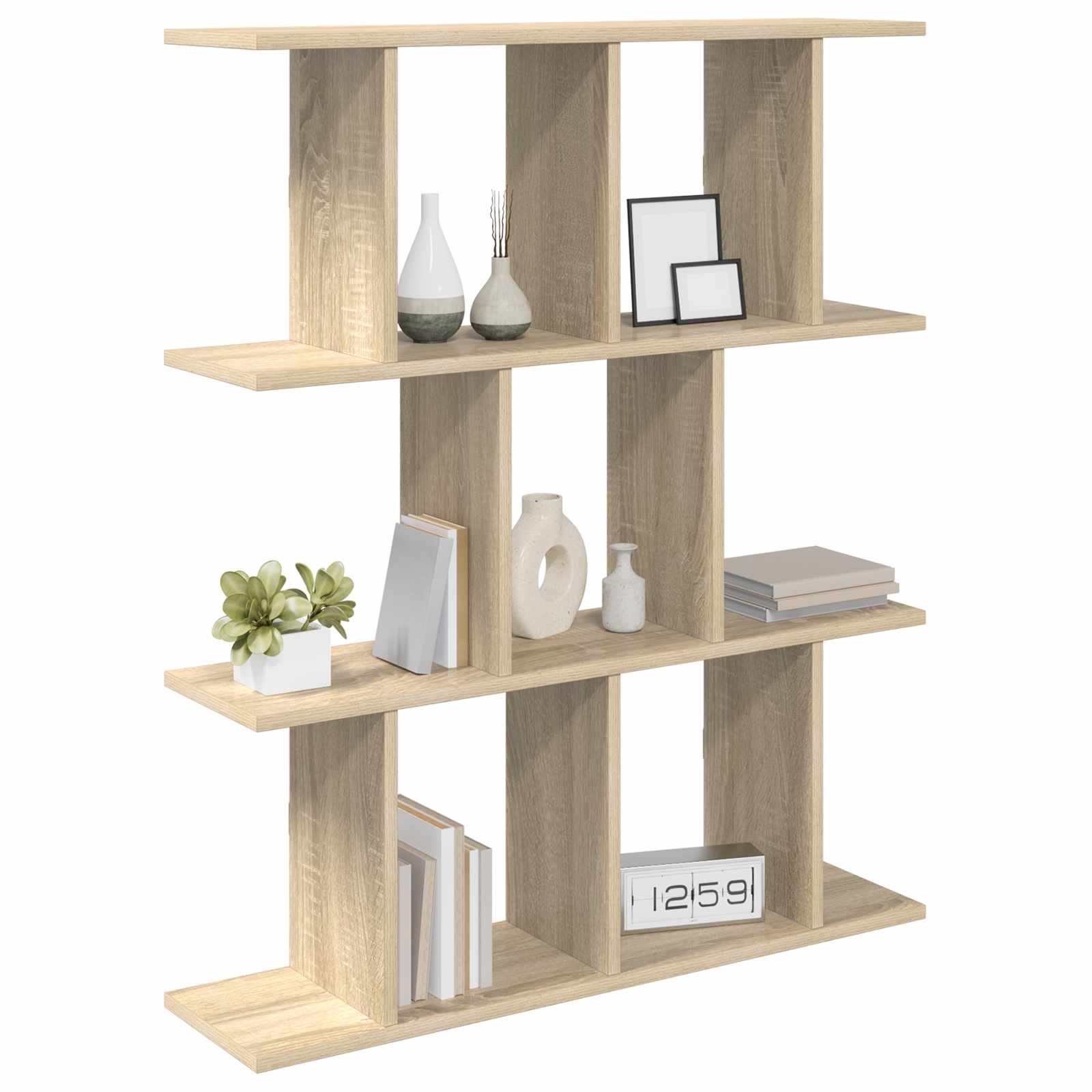 vidaXL Półka ścienna dąb Sonoma 102 x 20 x 96 cm Drewno inżynieryjne