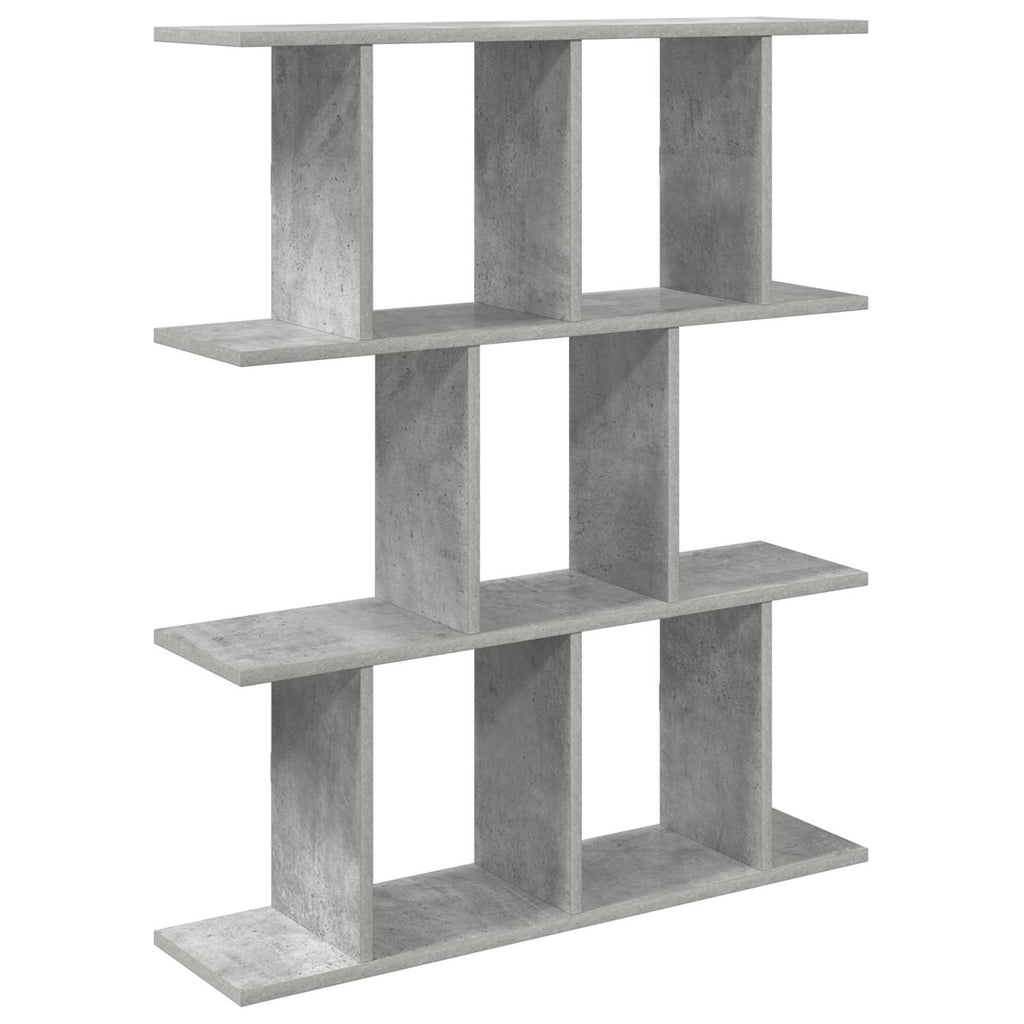 vidaXL Półka ścienna Betonowy szary 102 x 20 x 96 cm