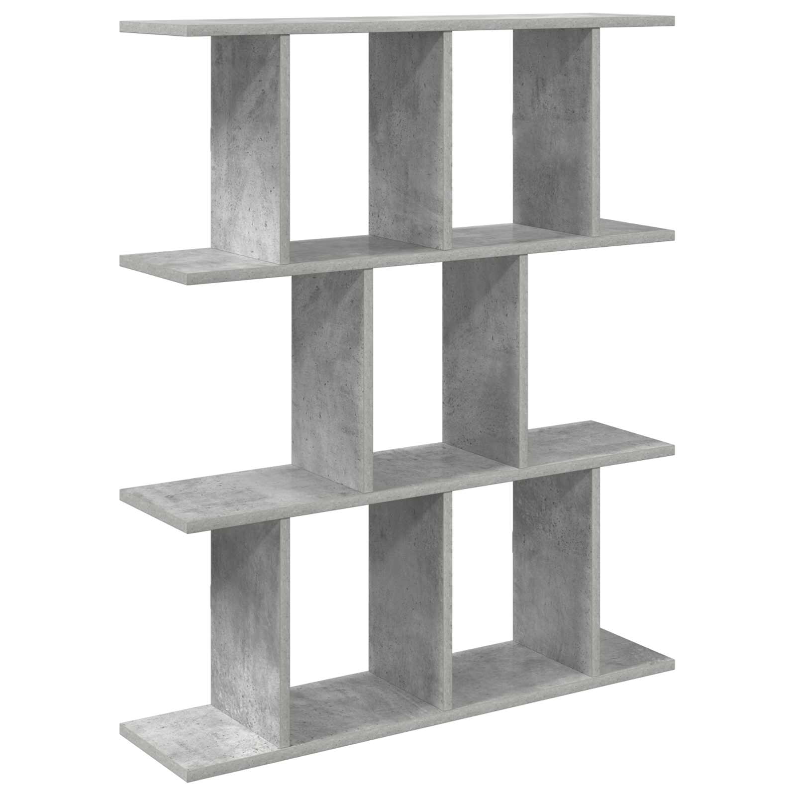 vidaXL Półka ścienna Betonowy szary 102 x 20 x 96 cm