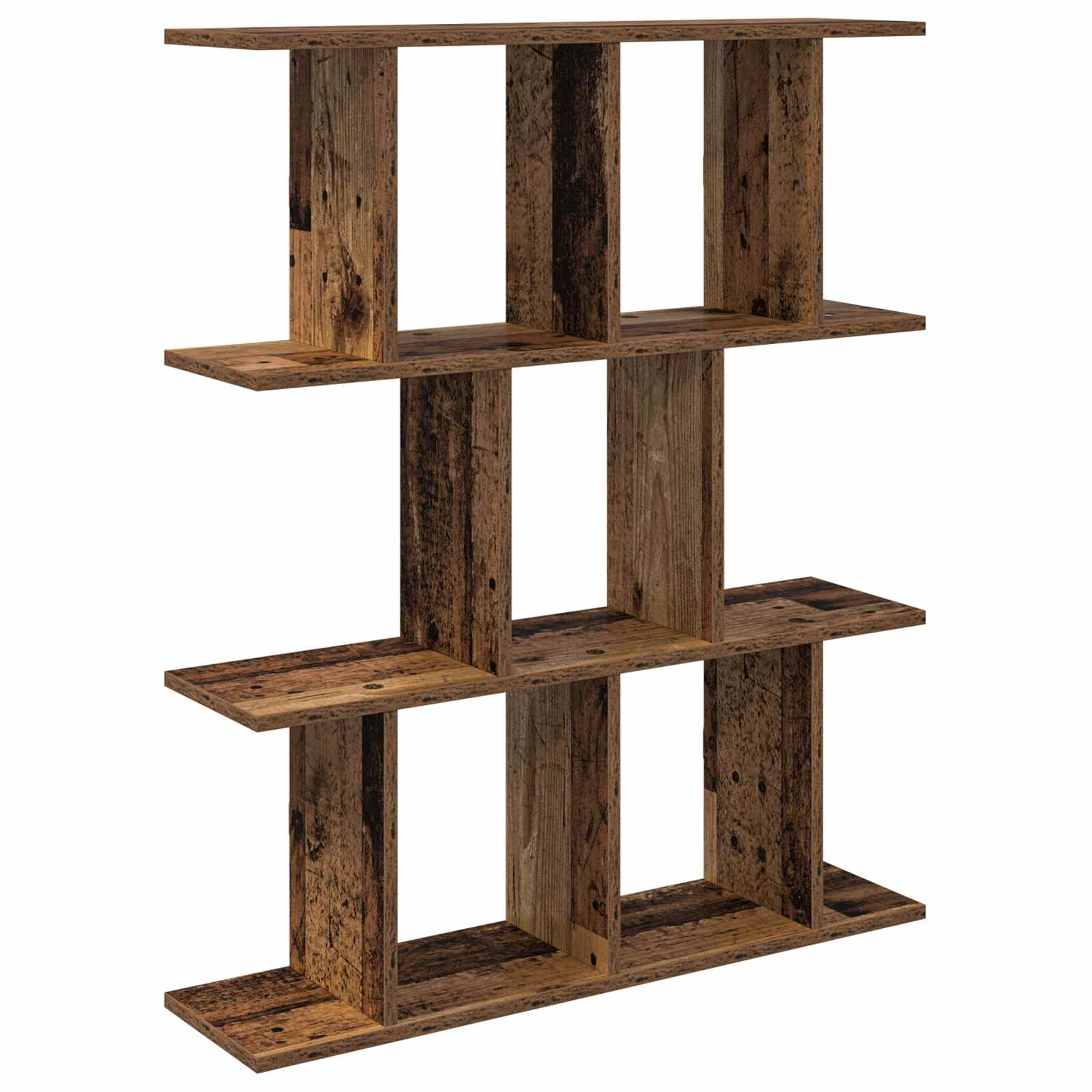 vidaXL Półka ścienna Stare drewno 102 x 20 x 96 cm Drewno inżynieryjne