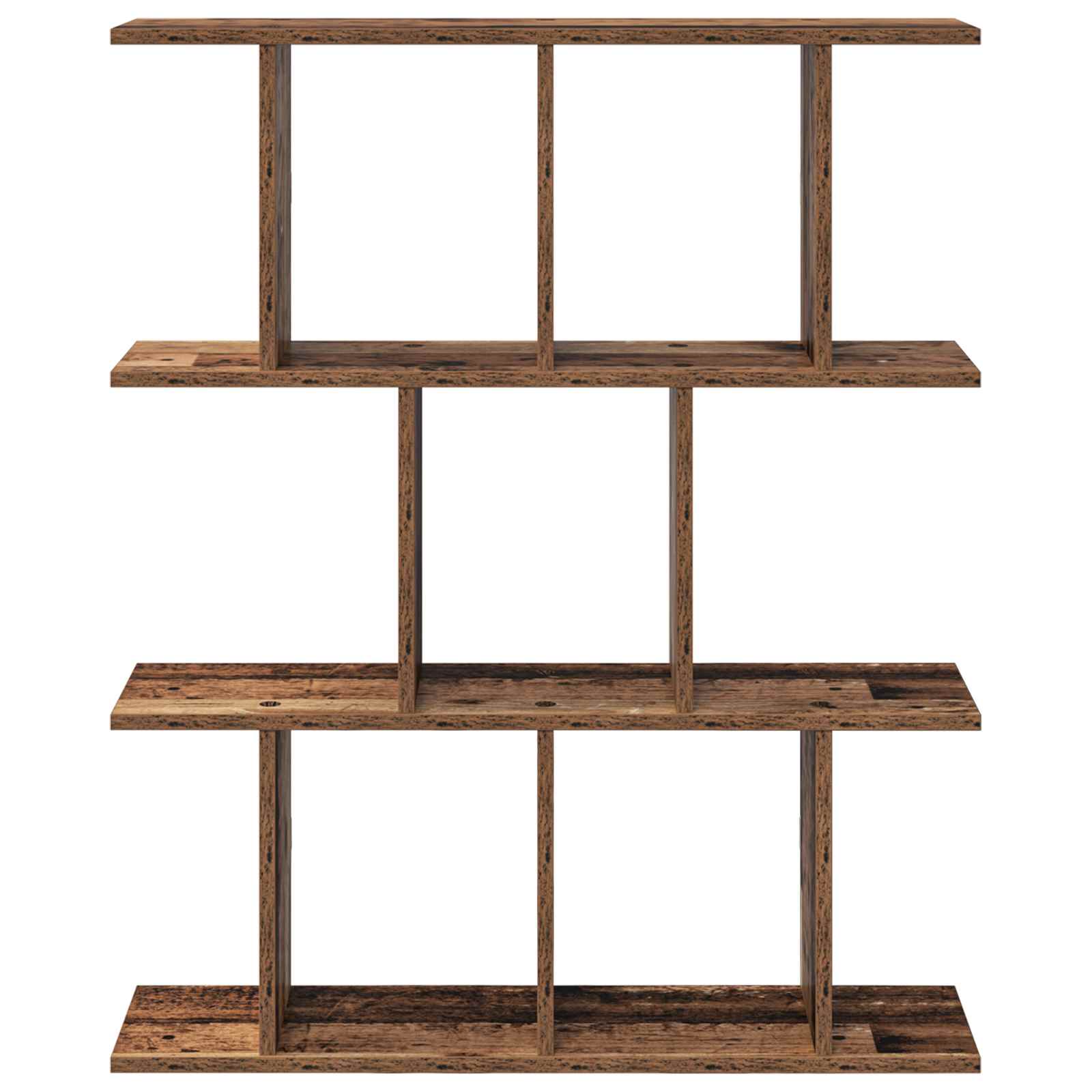 vidaXL Półka ścienna Stare drewno 102 x 20 x 96 cm Drewno inżynieryjne