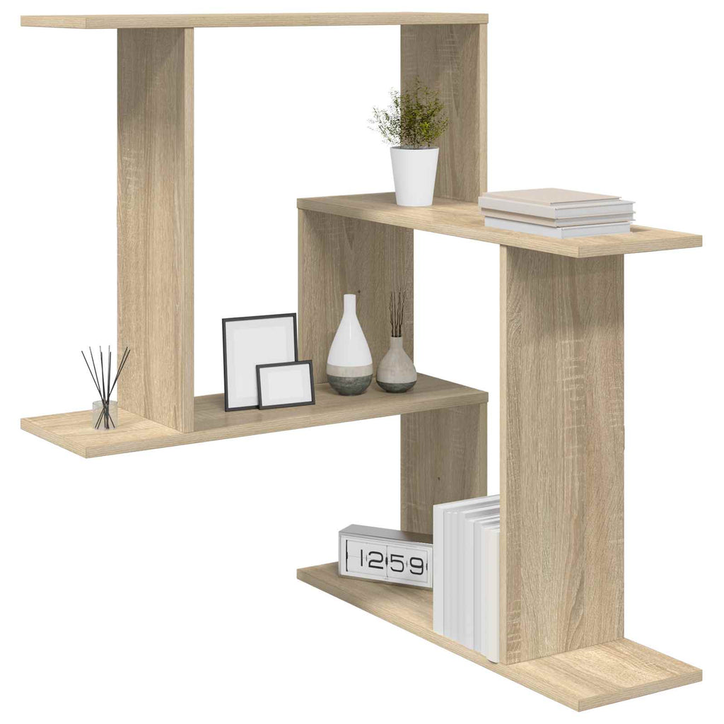 vidaXL Półka ścienna dąb Sonoma 67 x 67 x 87 cm Drewno inżynieryjne