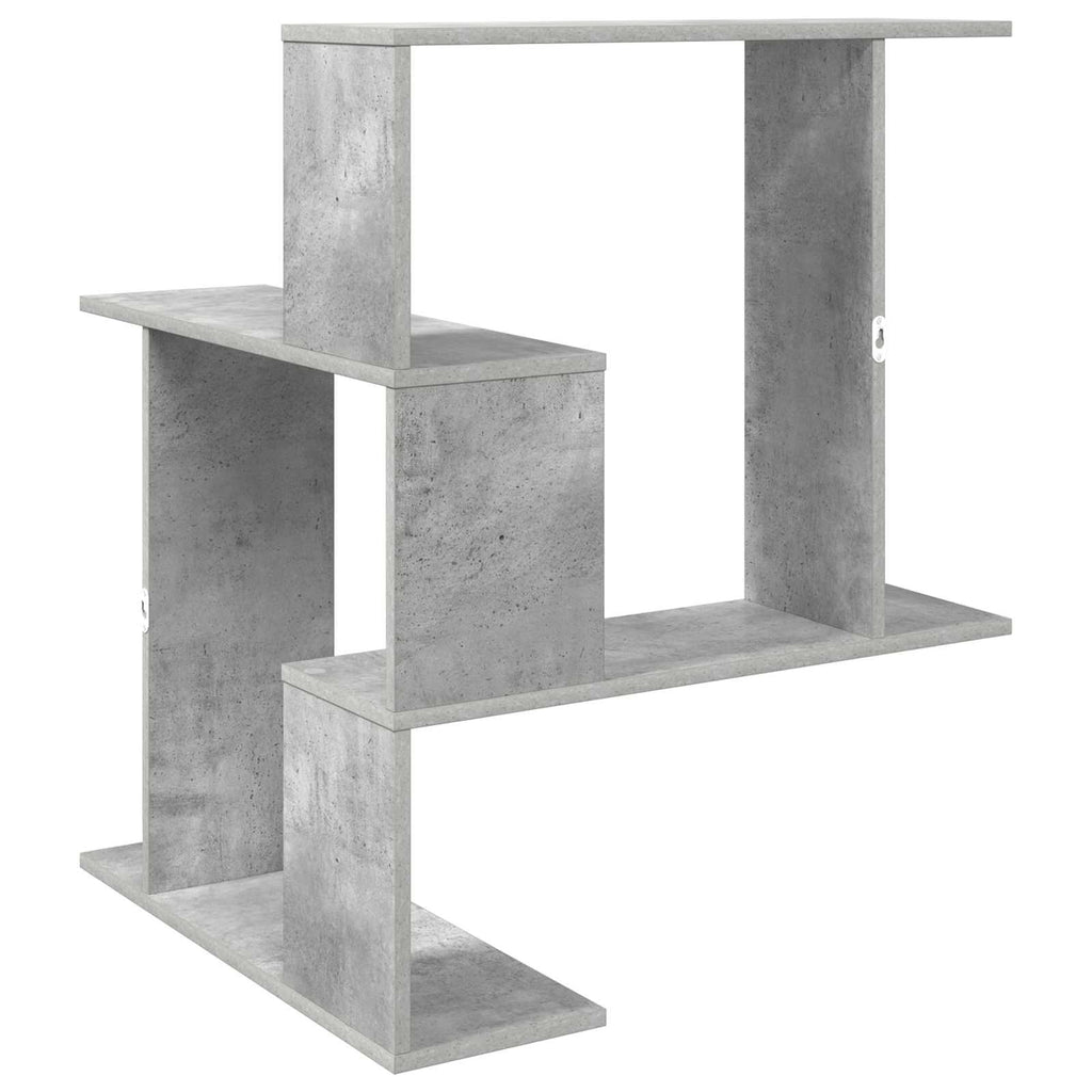 vidaXL Półka ścienna Betonowy szary 67 x 67 x 87 cm
