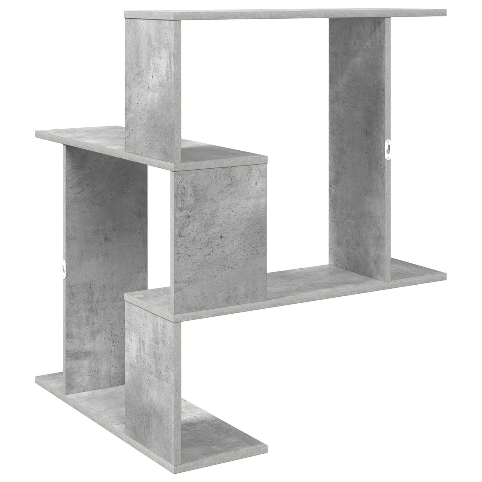 vidaXL Półka ścienna Betonowy szary 67 x 67 x 87 cm