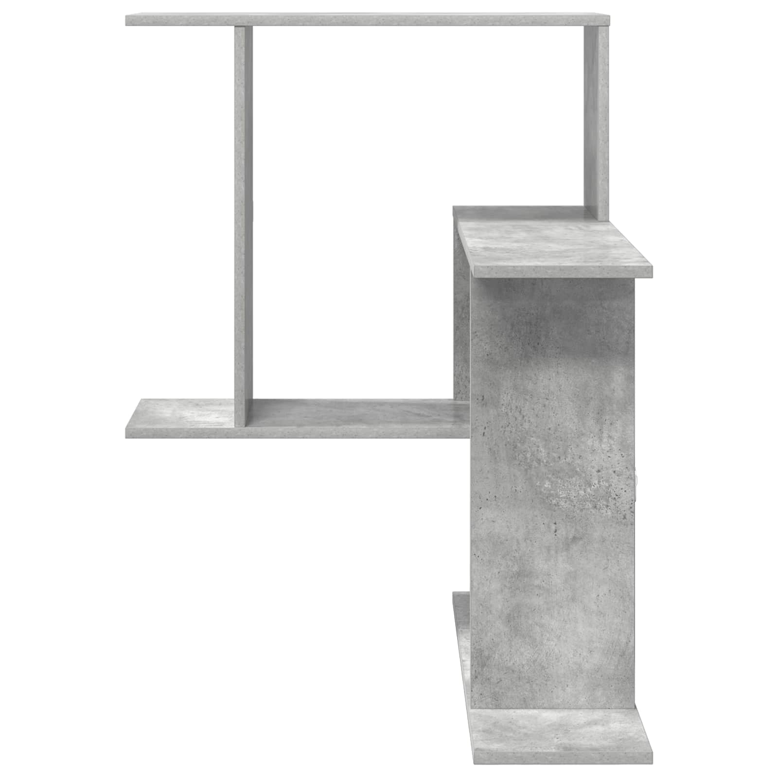 vidaXL Półka ścienna Betonowy szary 67 x 67 x 87 cm