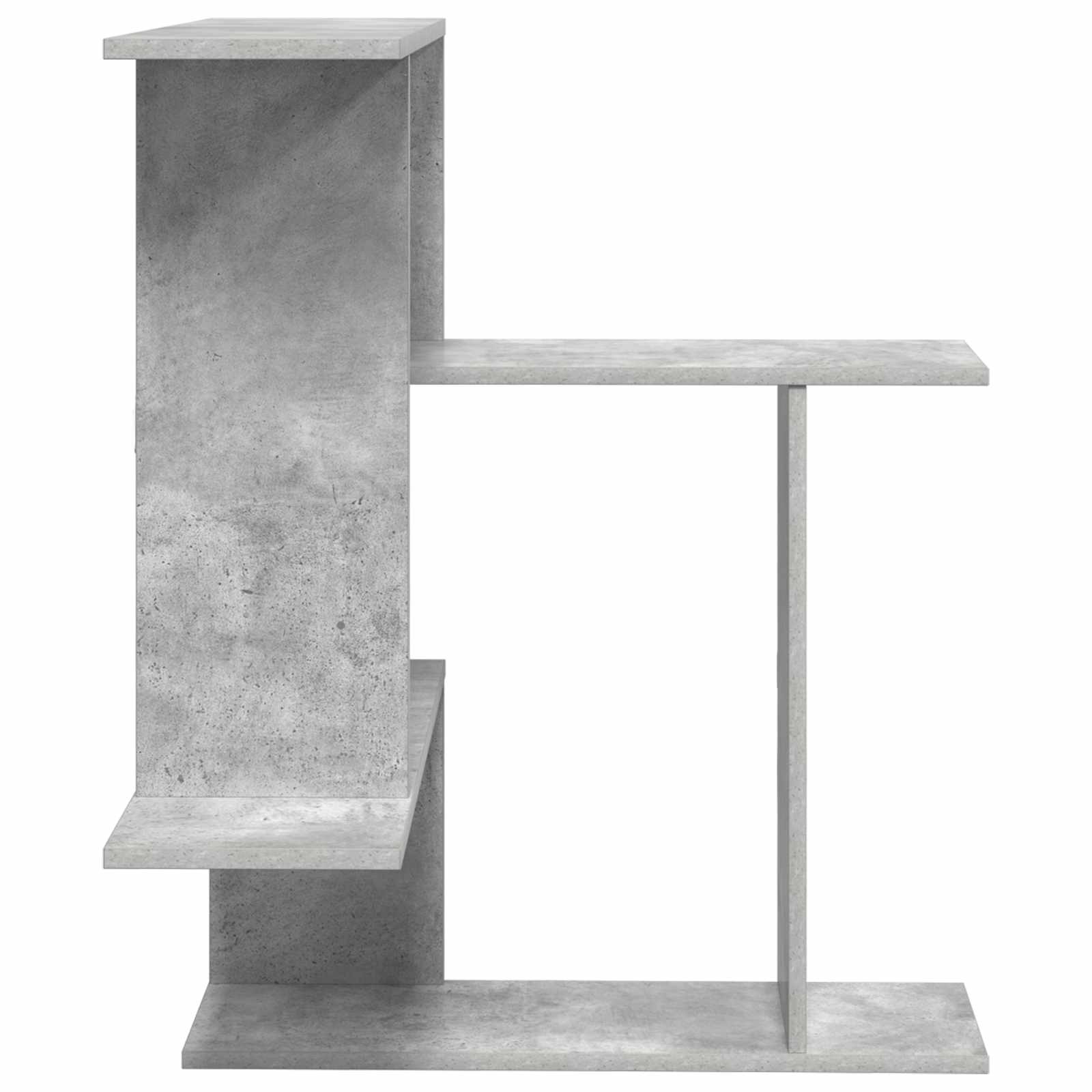 vidaXL Półka ścienna Betonowy szary 67 x 67 x 87 cm