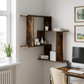 vidaXL Półka ścienna Dąb wędzony 67 x 67 x 87 cm Drewno inżynieryjne