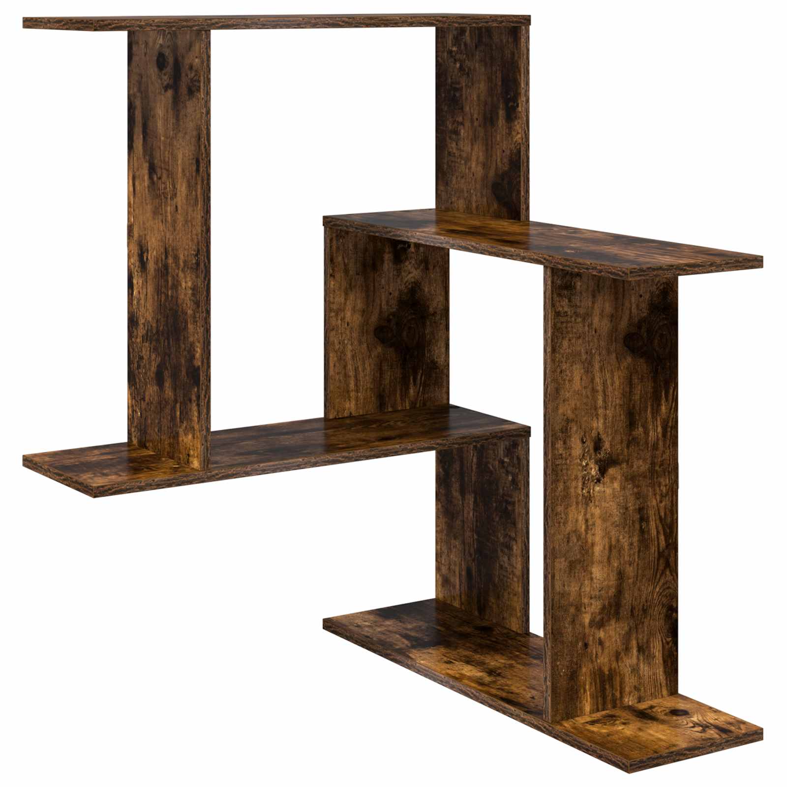 vidaXL Półka ścienna Dąb wędzony 67 x 67 x 87 cm Drewno inżynieryjne