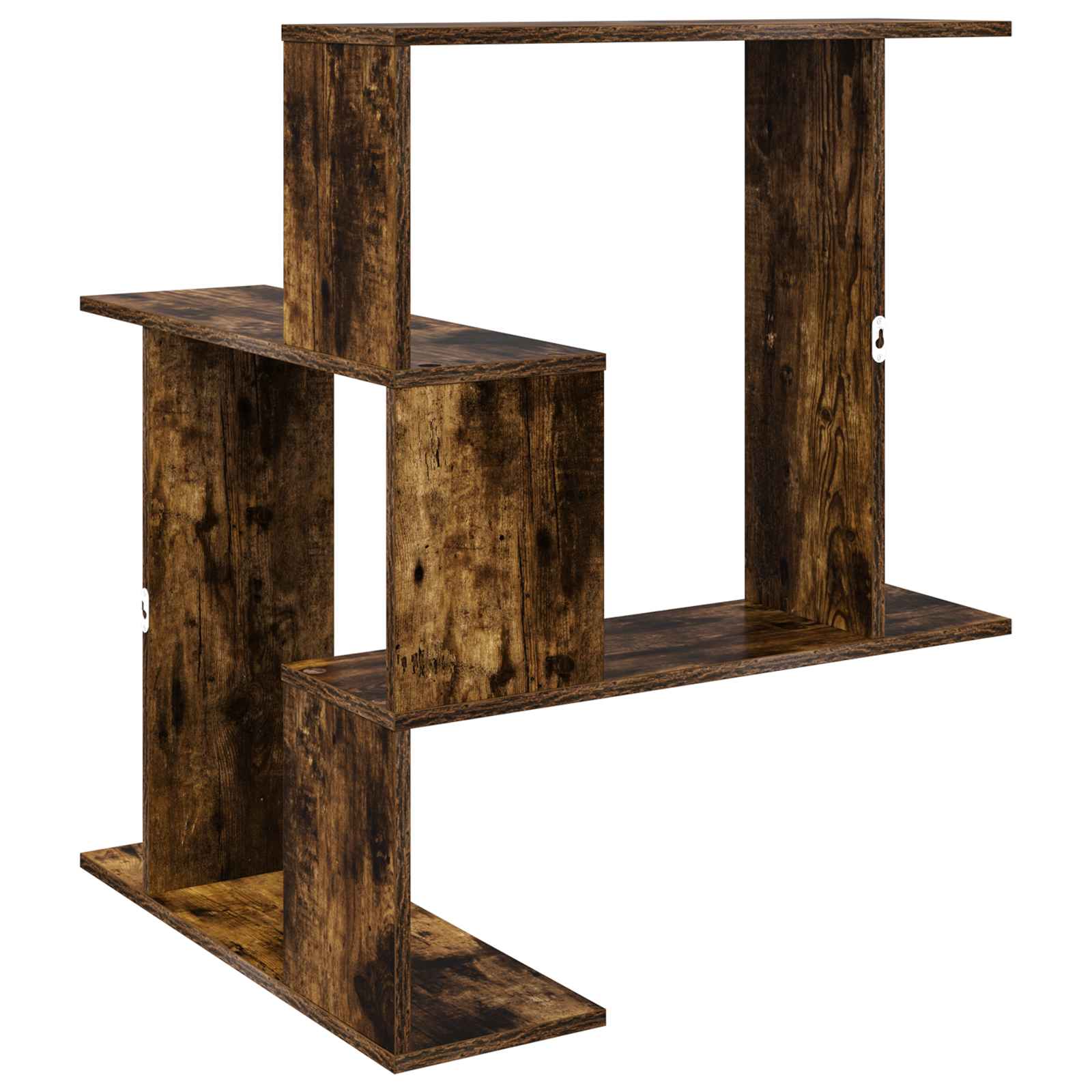 vidaXL Półka ścienna Dąb wędzony 67 x 67 x 87 cm Drewno inżynieryjne