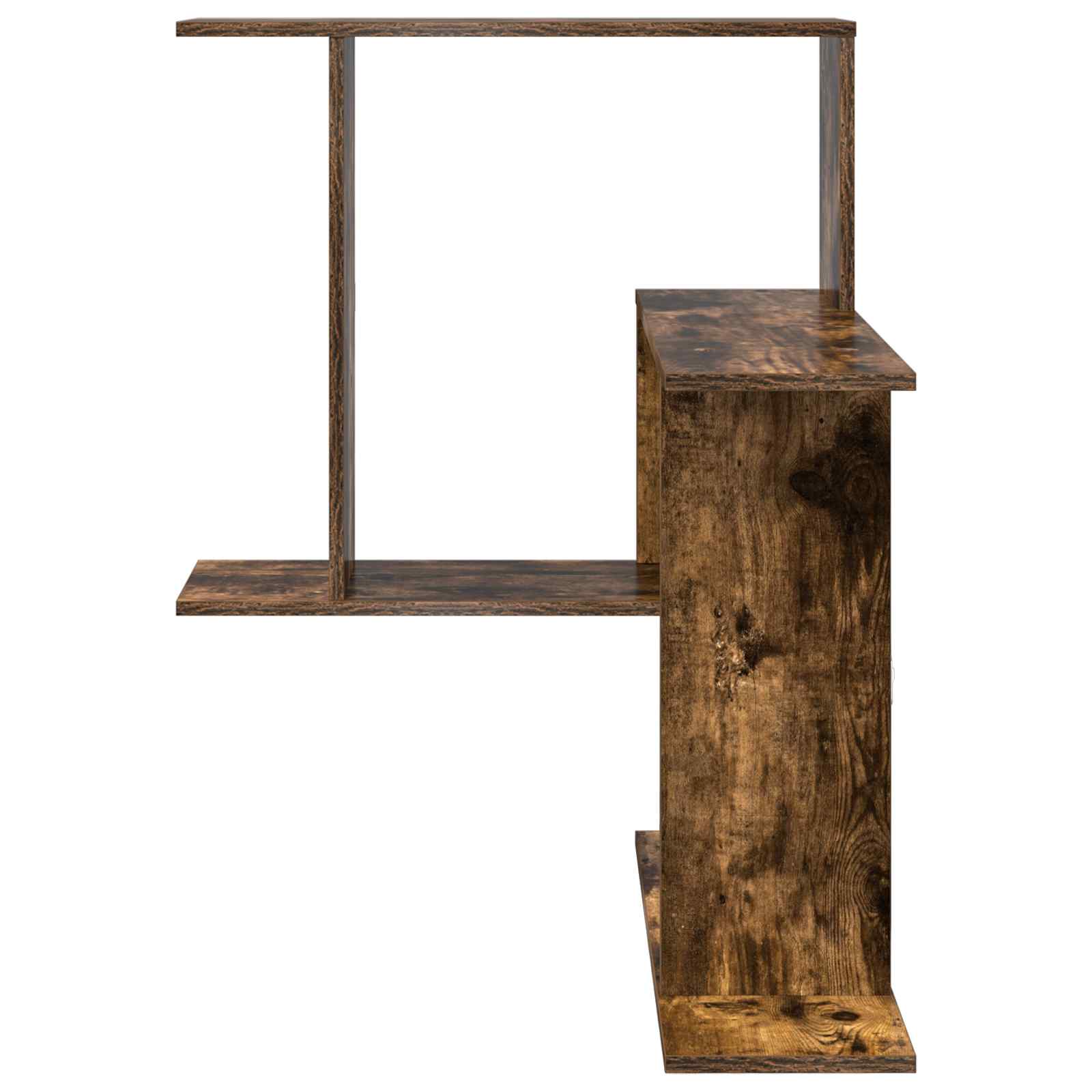 vidaXL Półka ścienna Dąb wędzony 67 x 67 x 87 cm Drewno inżynieryjne
