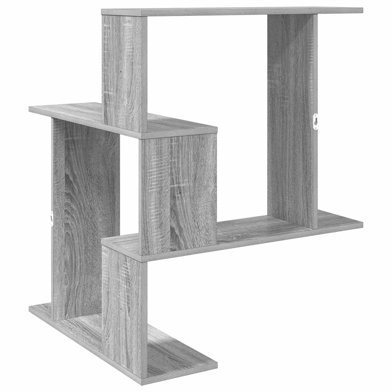 vidaXL Półka ścienna Szary Sonoma 67 x 67 x 87 cm Drewno inżynieryjne
