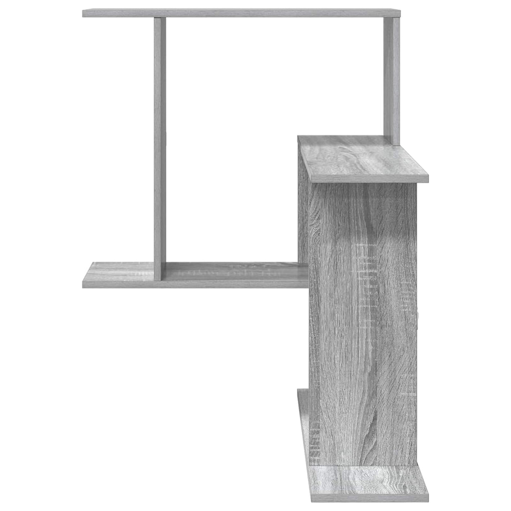 vidaXL Półka ścienna Szary Sonoma 67 x 67 x 87 cm Drewno inżynieryjne