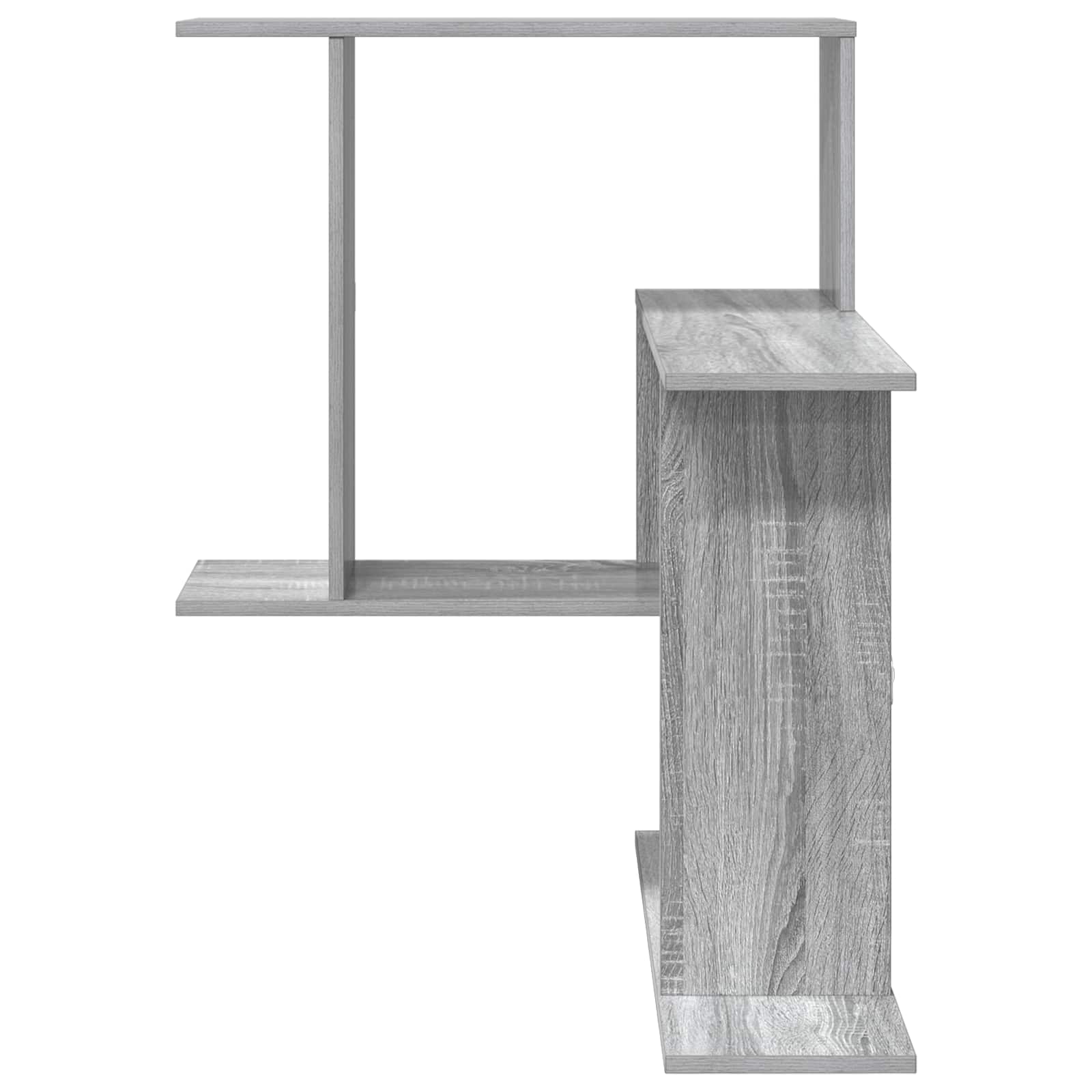vidaXL Półka ścienna Szary Sonoma 67 x 67 x 87 cm Drewno inżynieryjne