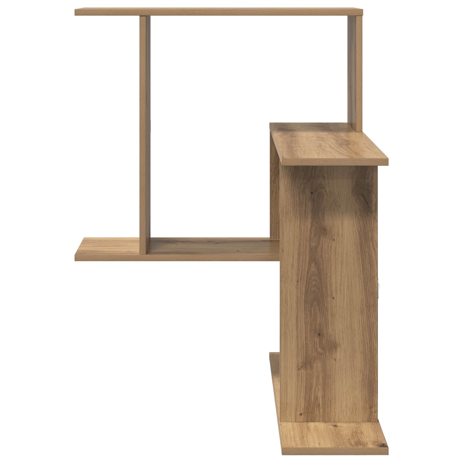 vidaXL Półka ścienna Dąb artisan 67 x 67 x 87 cm Drewno inżynieryjne