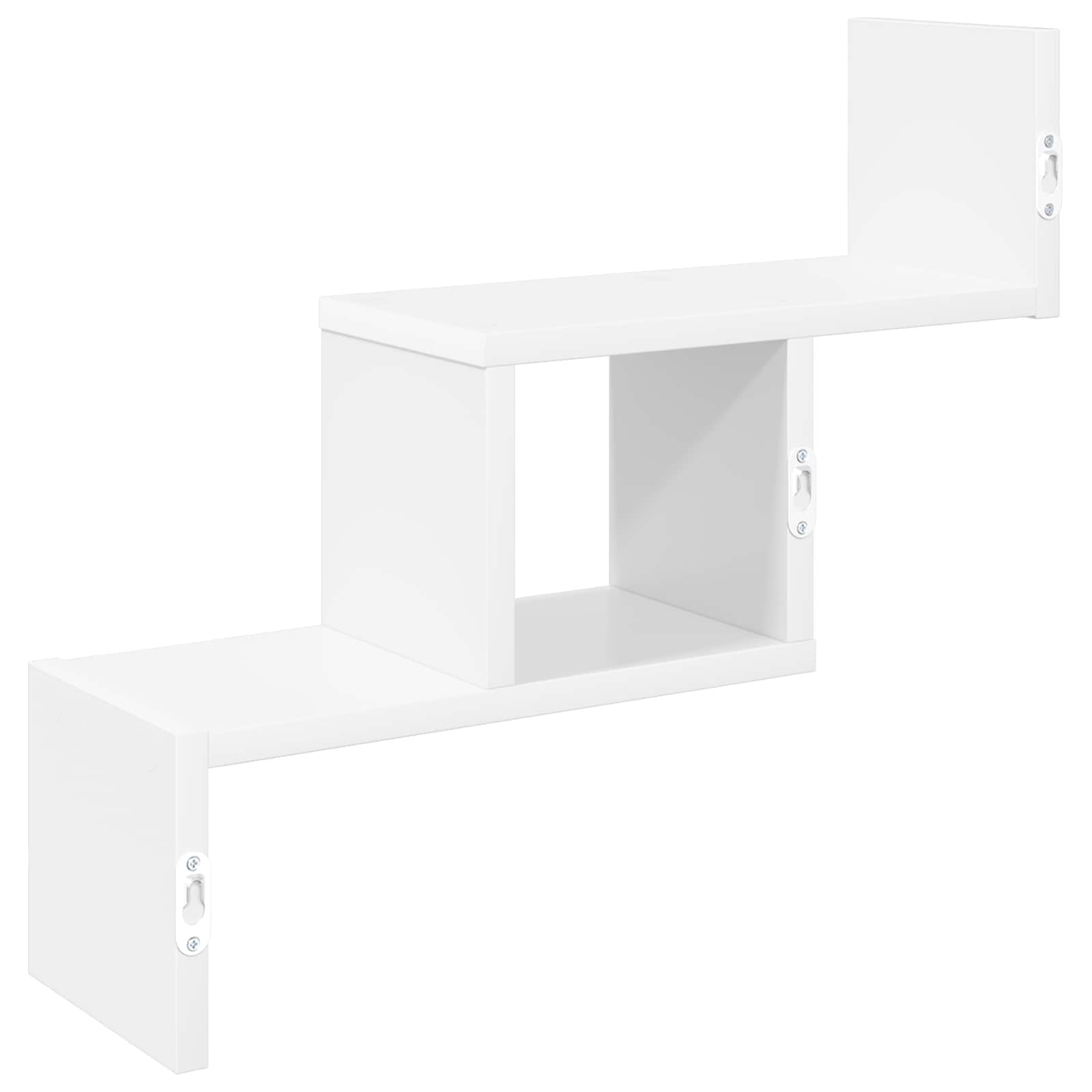 vidaXL Półka ścienna Biały 48 x 15 x 42 cm Drewno inżynieryjne