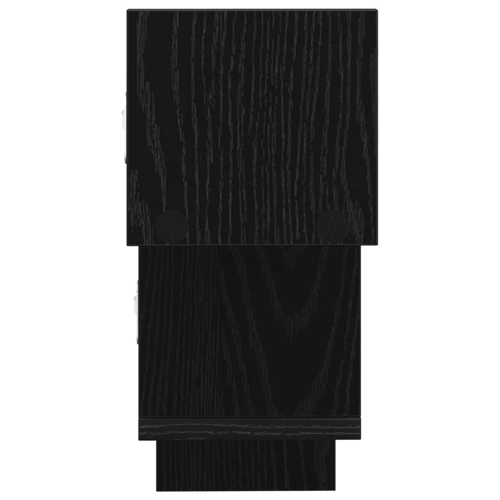 vidaXL Półka ścienna Czarny dąb 48 x 15 x 42 cm Drewno inżynieryjne