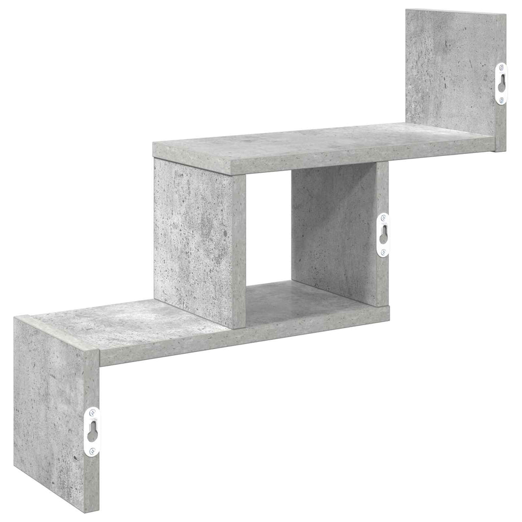 vidaXL Półka ścienna Betonowy szary 48 x 15 x 42 cm