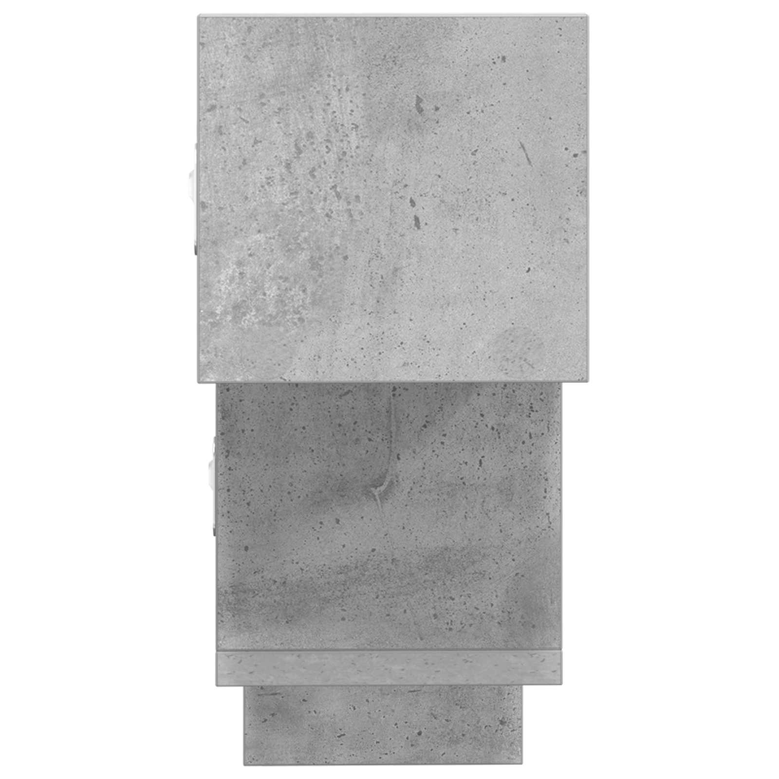 vidaXL Półka ścienna Betonowy szary 48 x 15 x 42 cm