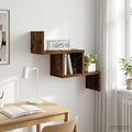 vidaXL Półka ścienna Dąb wędzony 48 x 15 x 42 cm Drewno inżynieryjne