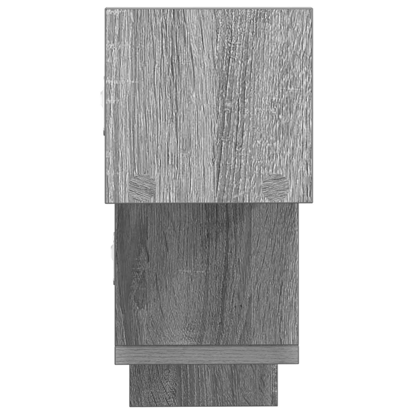 vidaXL Półka ścienna Szary Sonoma 48 x 15 x 42 cm Drewno inżynieryjne