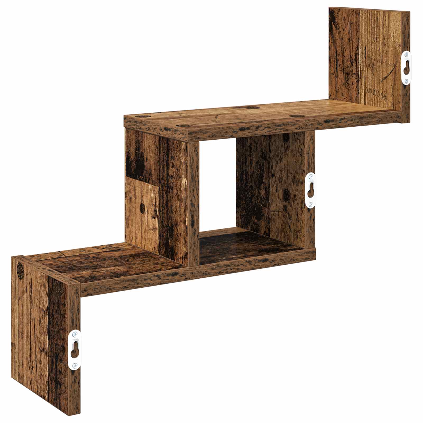 vidaXL Półka ścienna Stare drewno 48 x 15 x 42 cm Drewno inżynieryjne