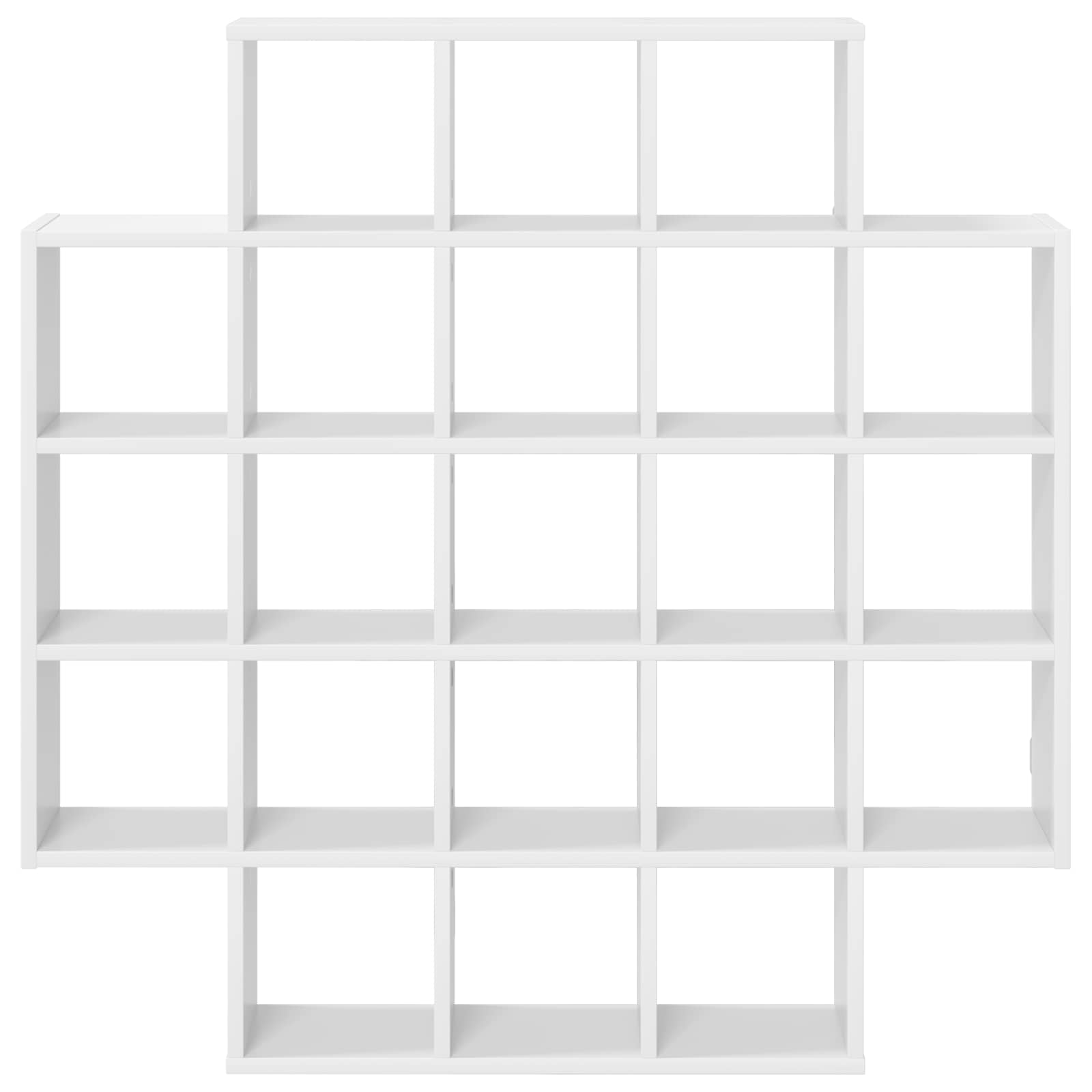vidaXL Półka ścienna Biały 100 x 13 x 100 cm Drewno inżynieryjne