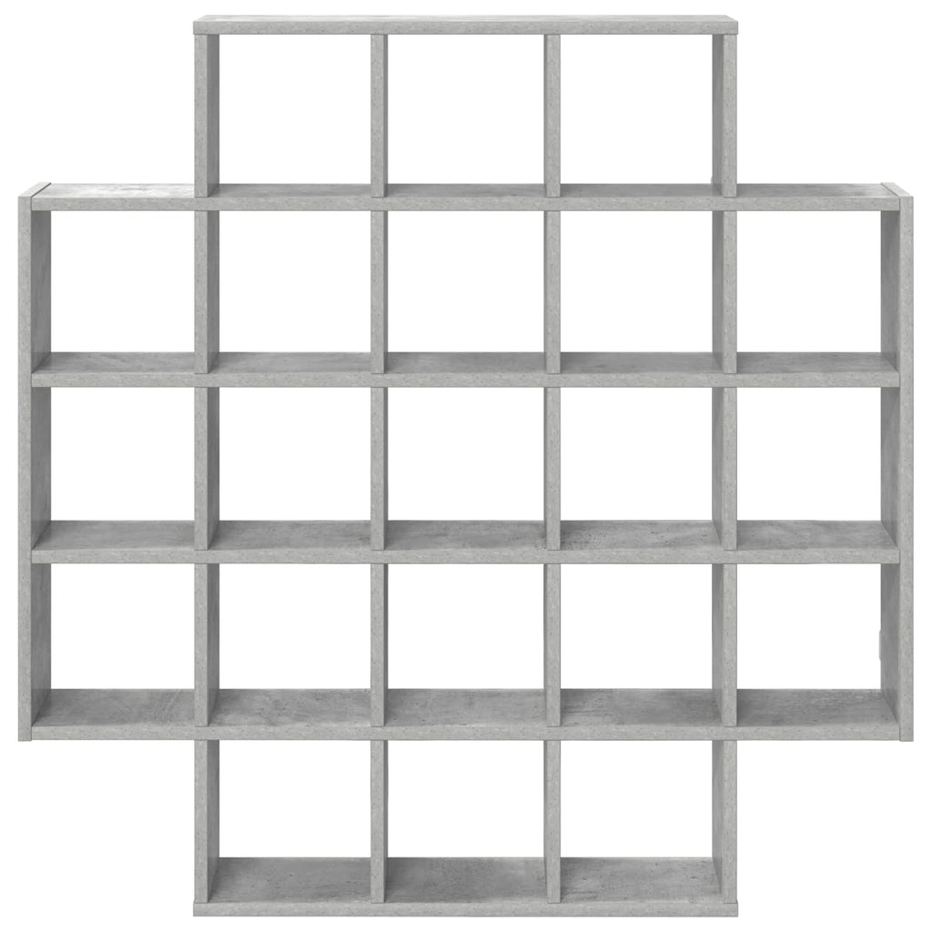 vidaXL Półka ścienna Betonowy szary 100 x 13 x 100 cm