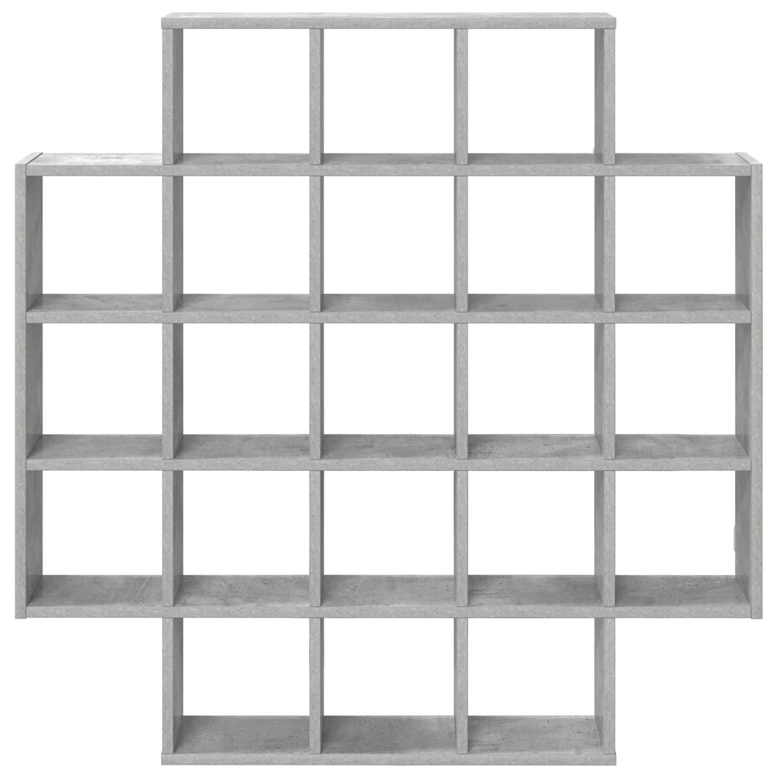vidaXL Półka ścienna Betonowy szary 100 x 13 x 100 cm