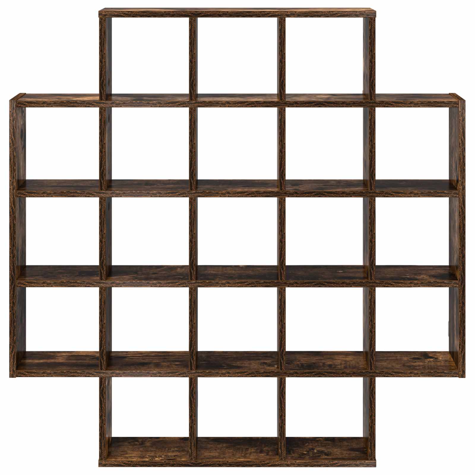 vidaXL Półka ścienna Dąb wędzony 100 x 13 x 100 cm Drewno inżynieryjne