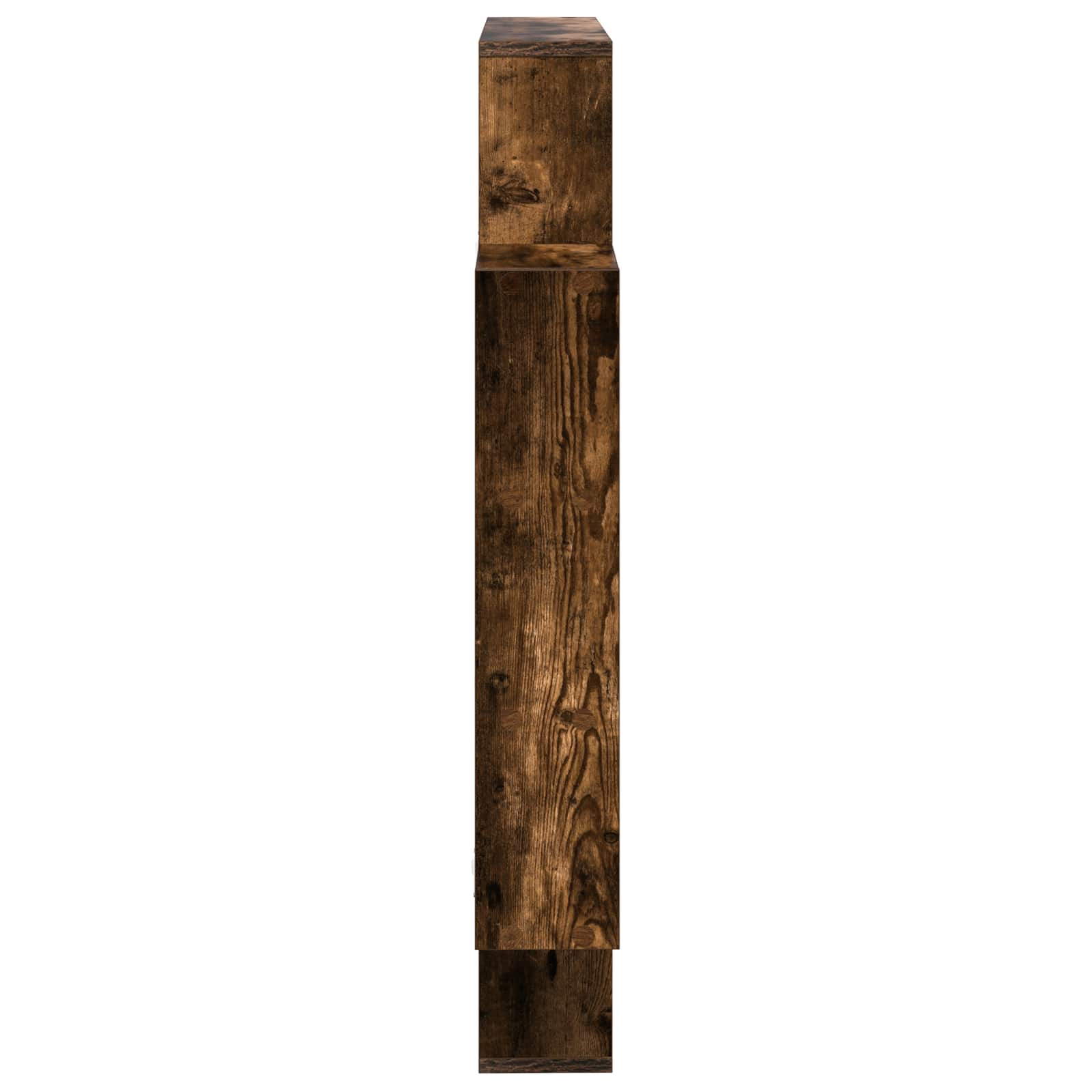 vidaXL Półka ścienna Dąb wędzony 100 x 13 x 100 cm Drewno inżynieryjne