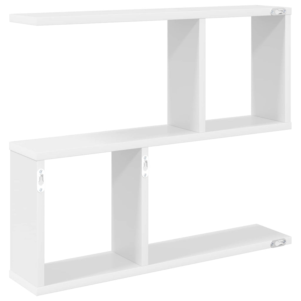 vidaXL Półka ścienna Biały 60 x 12 x 50,5 cm Drewno inżynieryjne