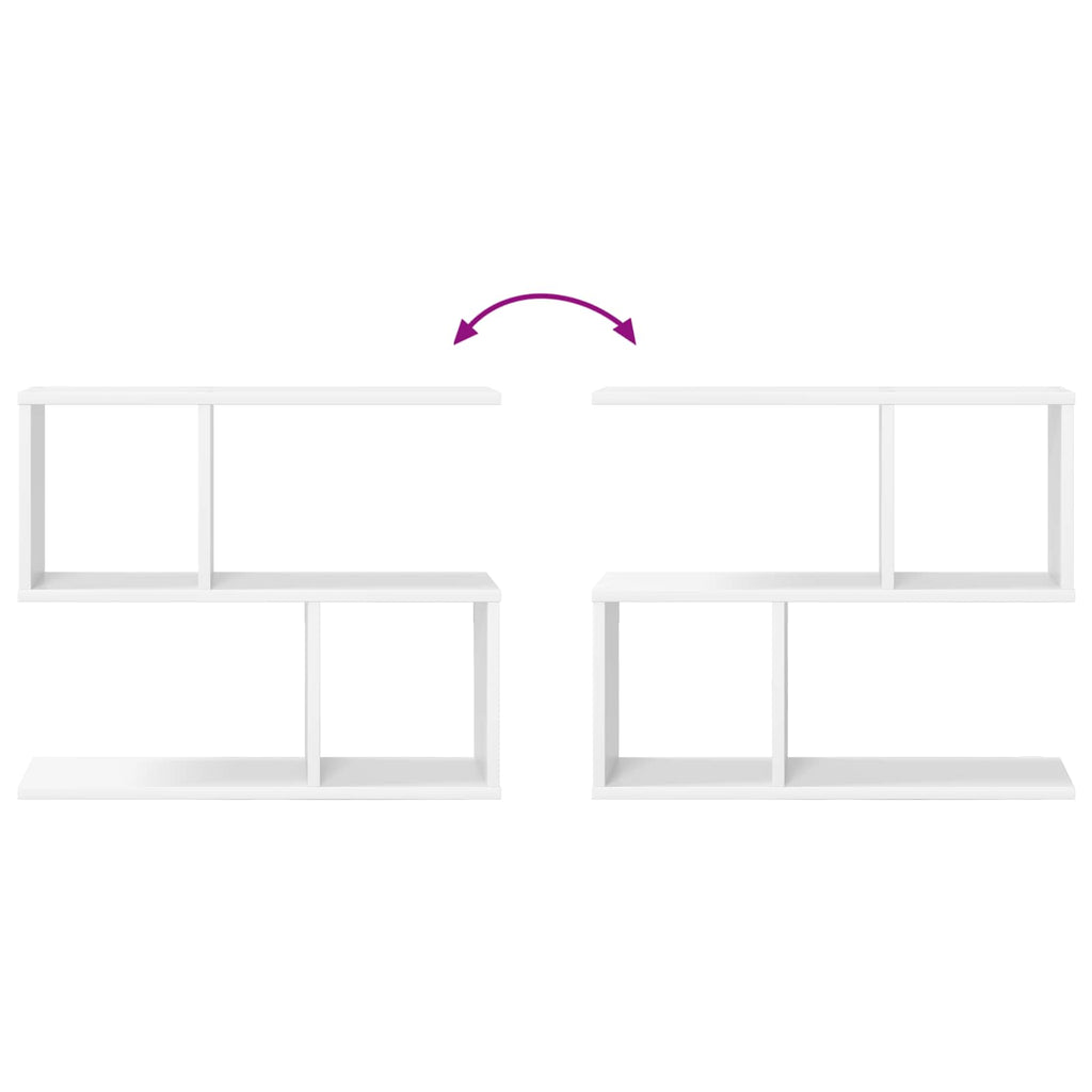 vidaXL Półka ścienna Biały 60 x 12 x 50,5 cm Drewno inżynieryjne