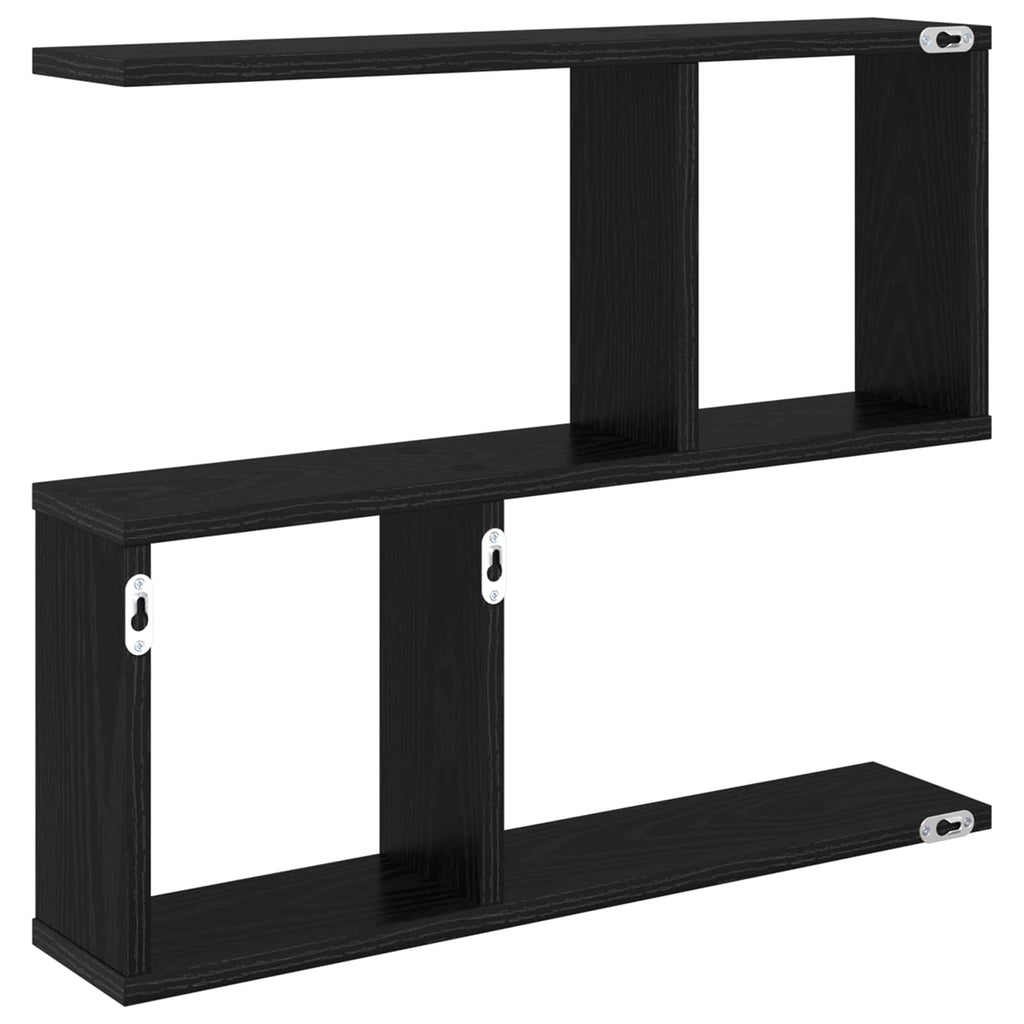 vidaXL Półka ścienna Czarny dąb 60 x 12 x 50,5 cm Drewno inżynieryjne