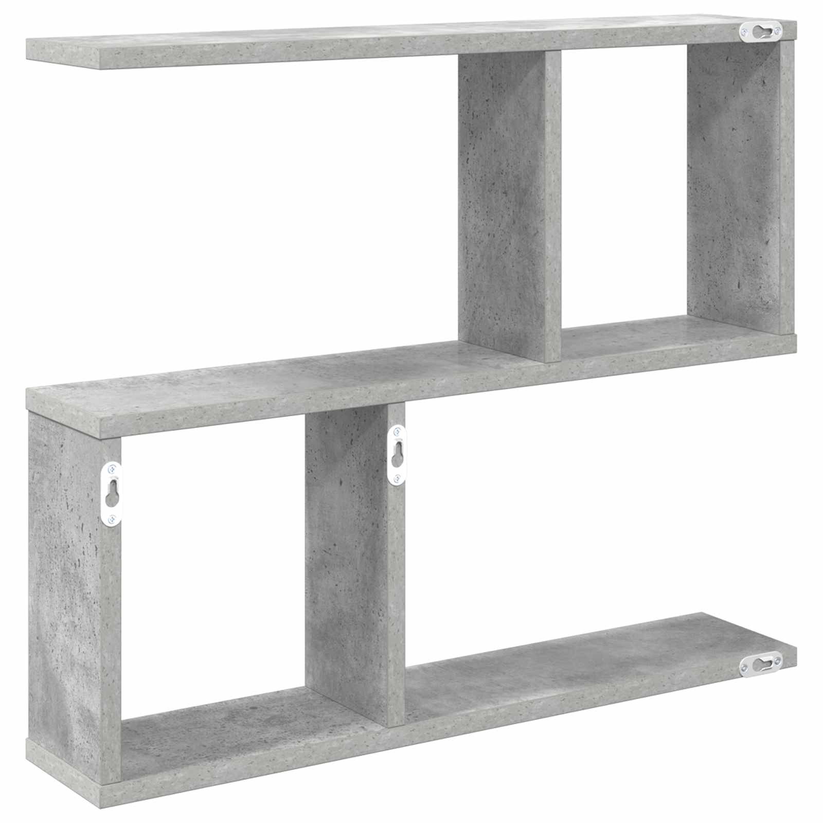 vidaXL Półka ścienna Betonowy szary 60 x 12 x 50,5 cm