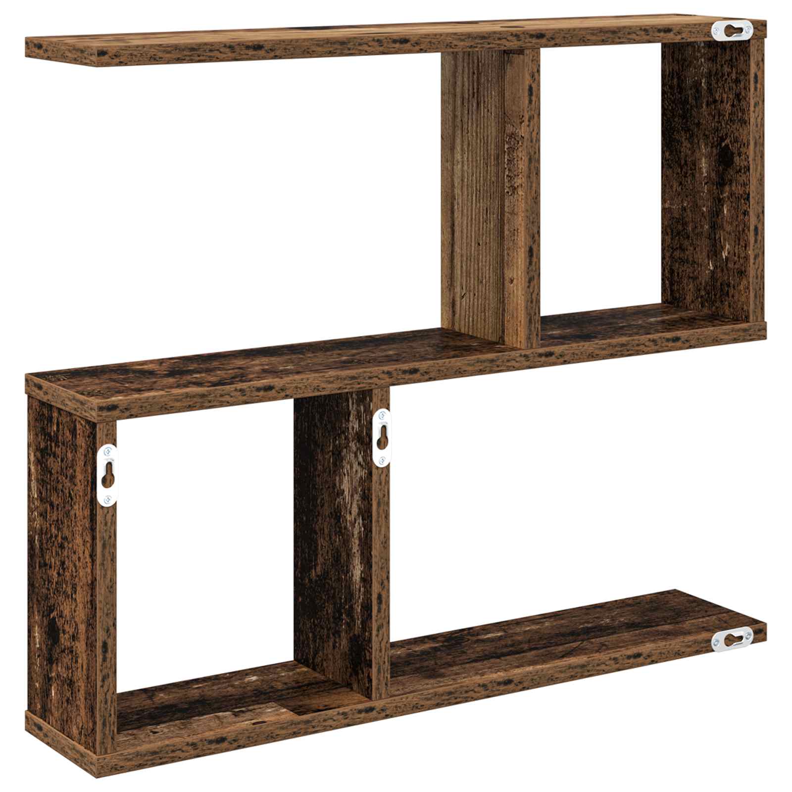 vidaXL Półka ścienna Stare drewno 60 x 12 x 50,5 cm