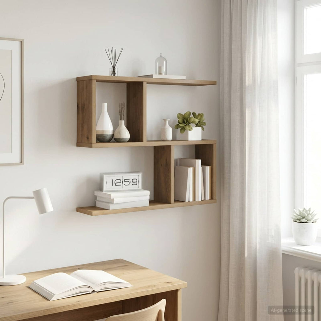 vidaXL Półka ścienna Dąb artisan 60 x 12 x 50,5 cm Drewno inżynieryjne