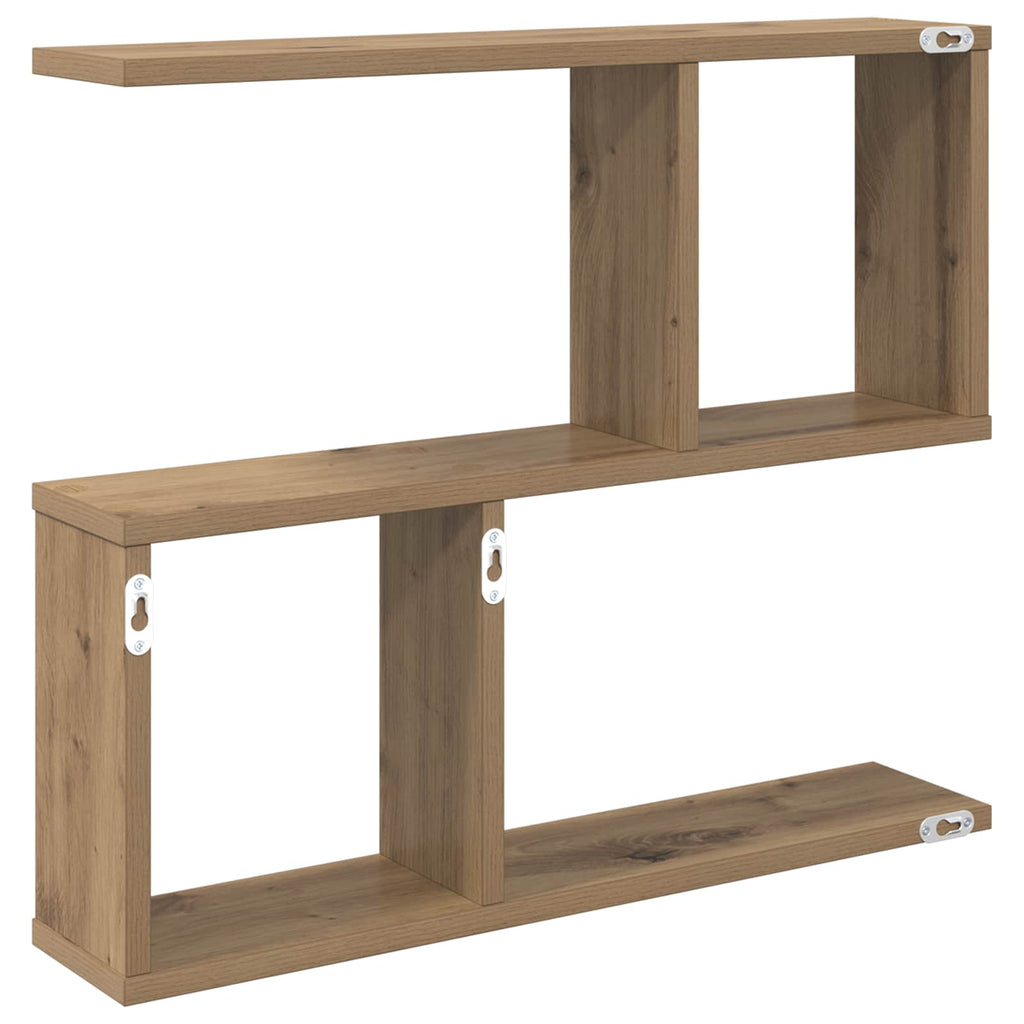 vidaXL Półka ścienna Dąb artisan 60 x 12 x 50,5 cm Drewno inżynieryjne