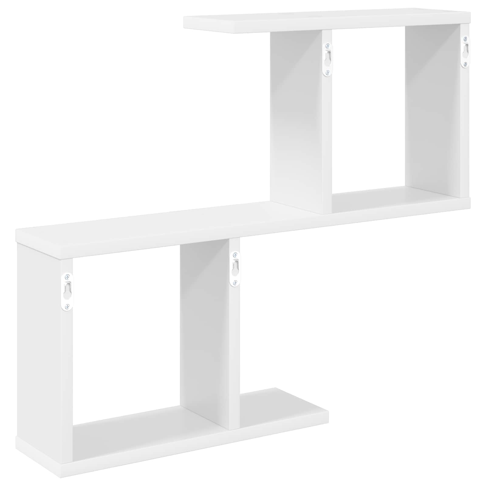 vidaXL Półka ścienna Biały 60 x 12 x 50,5 cm Drewno inżynieryjne