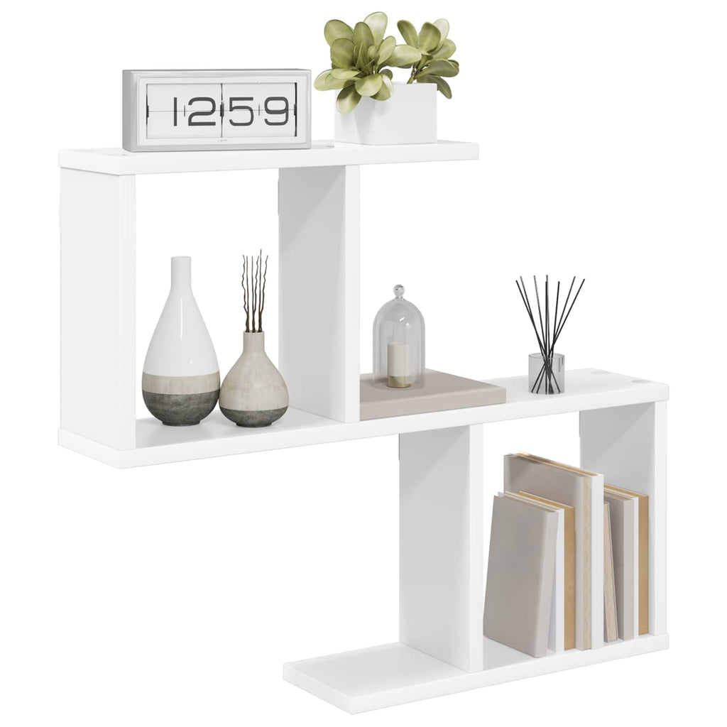 vidaXL Półka ścienna Biały 60 x 12 x 50,5 cm Drewno inżynieryjne