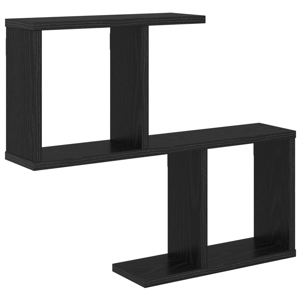 vidaXL Półka ścienna Czarny dąb 60 x 12 x 50,5 cm Drewno inżynieryjne