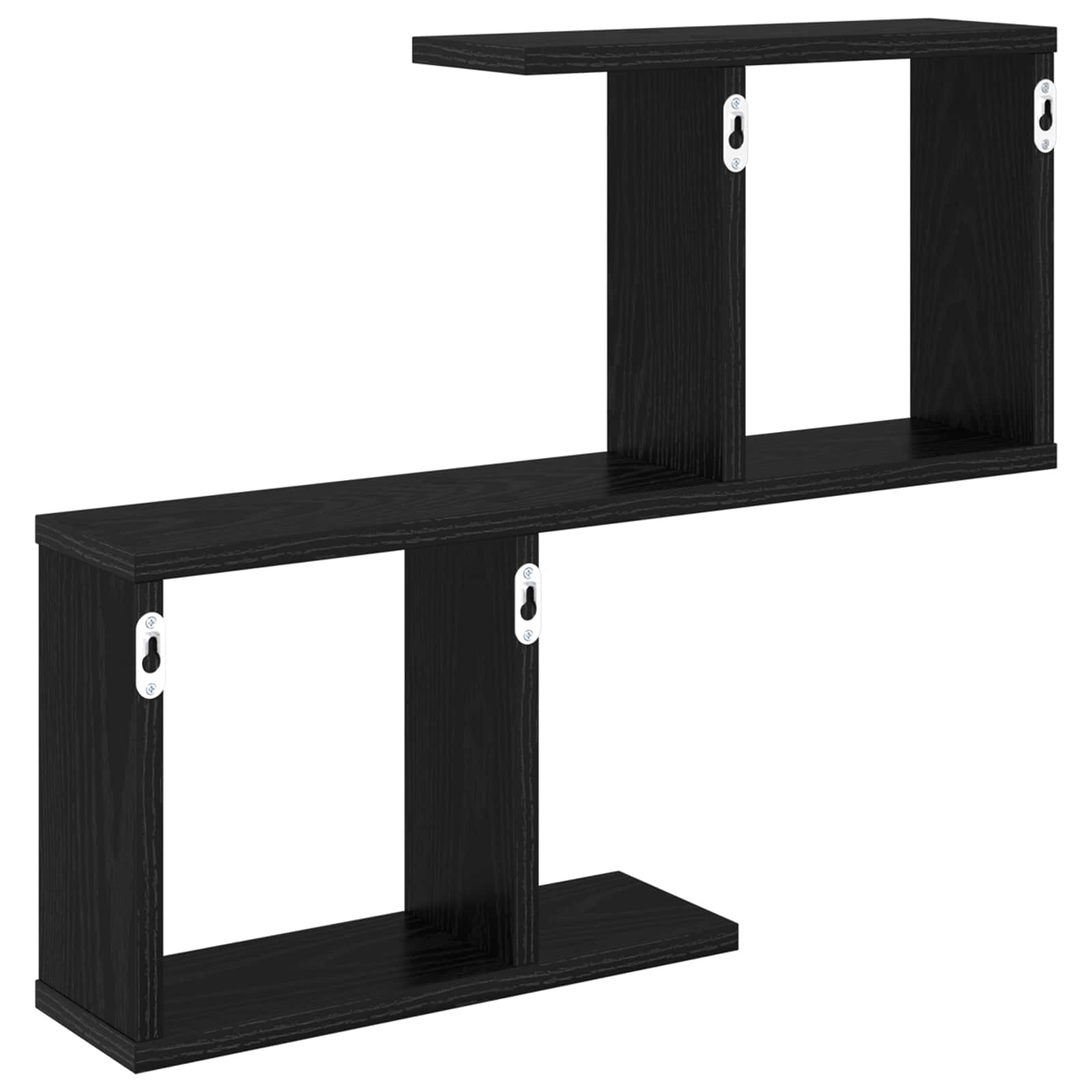 vidaXL Półka ścienna Czarny dąb 60 x 12 x 50,5 cm Drewno inżynieryjne