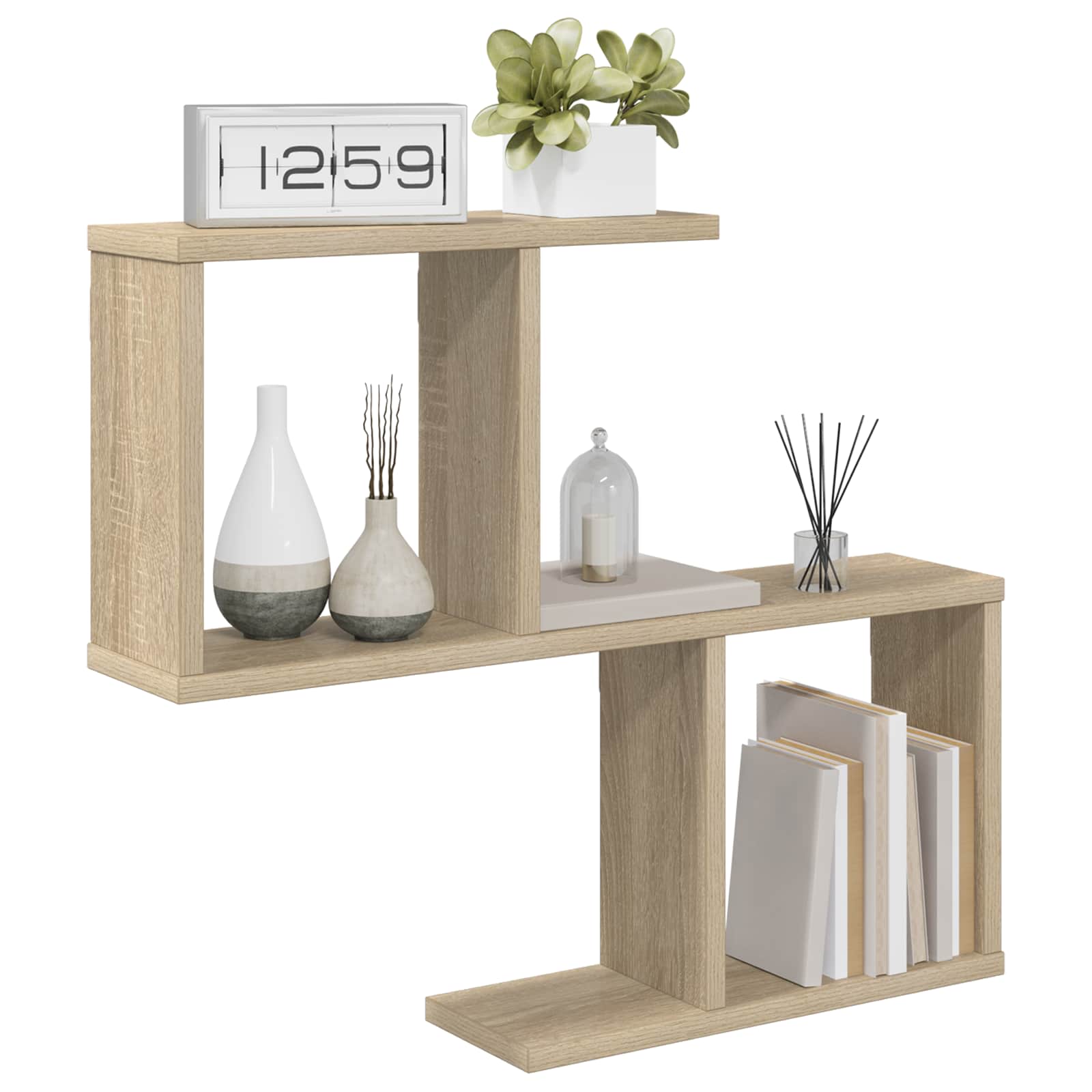 vidaXL Półka ścienna dąb Sonoma 60 x 12 x 50,5 cm Drewno inżynieryjne